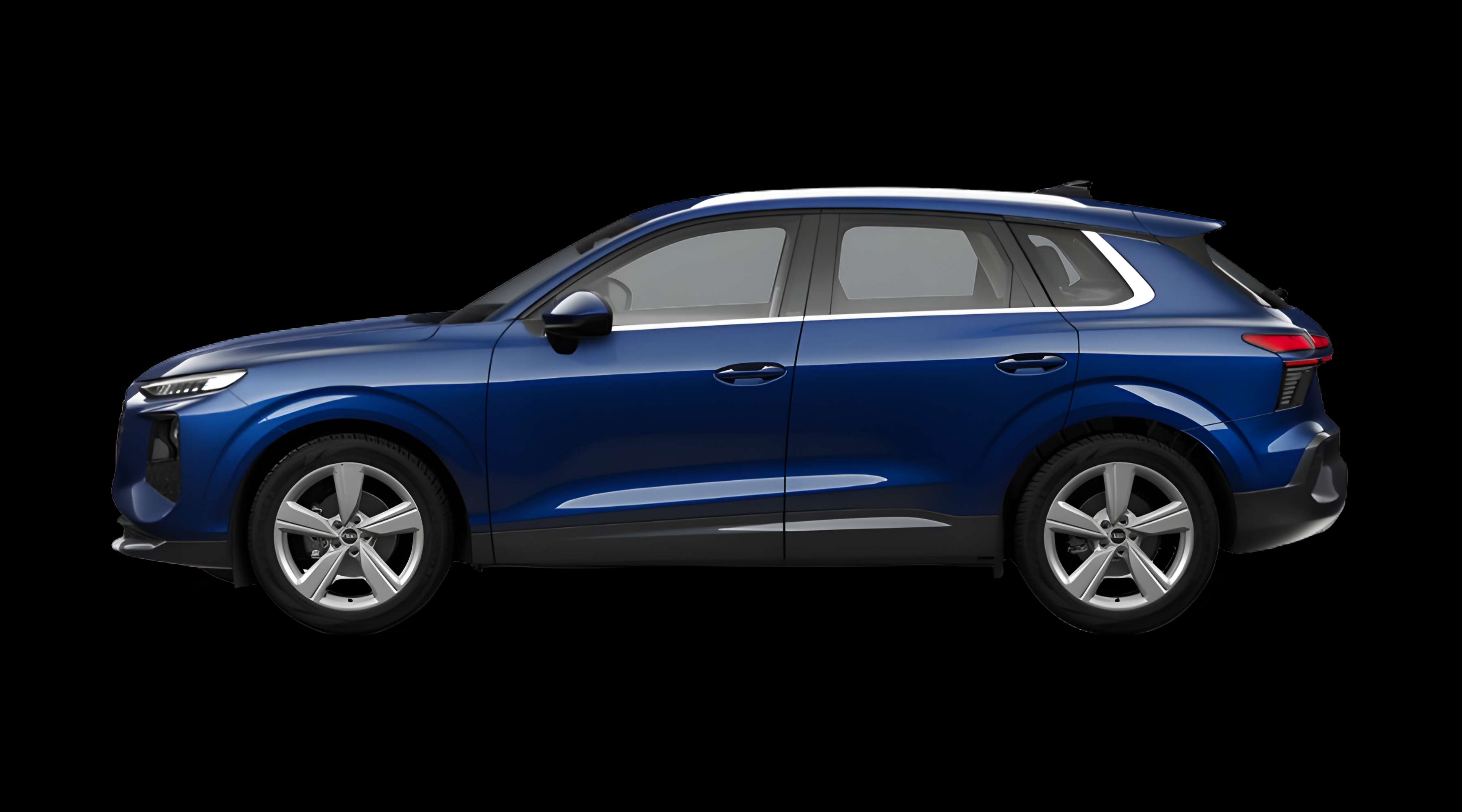 Seitenansicht eines Audi Q3