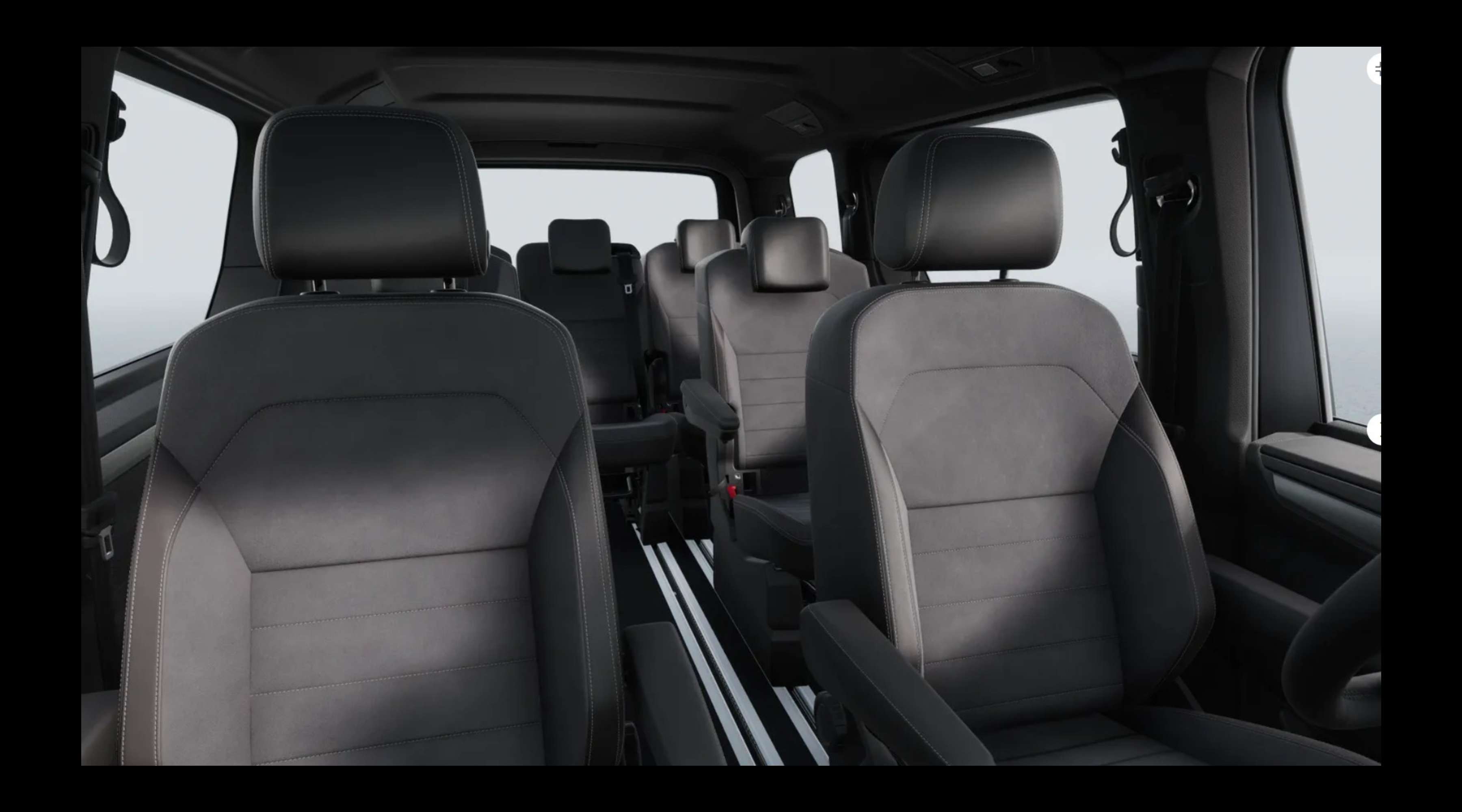 Vordersitze eines Volkswagen Multivan