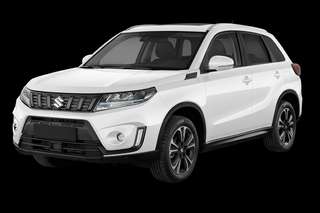 Schräge Frontansicht auf einen Suzuki Vitara Comfort, freigestellt