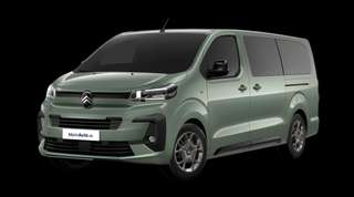 Schräge Frontansicht auf einen Citroën SpaceTourer Plus, freigestellt