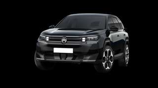 Schräge Frontansicht auf einen Citroën C5 Aircross PLUS, freigestellt