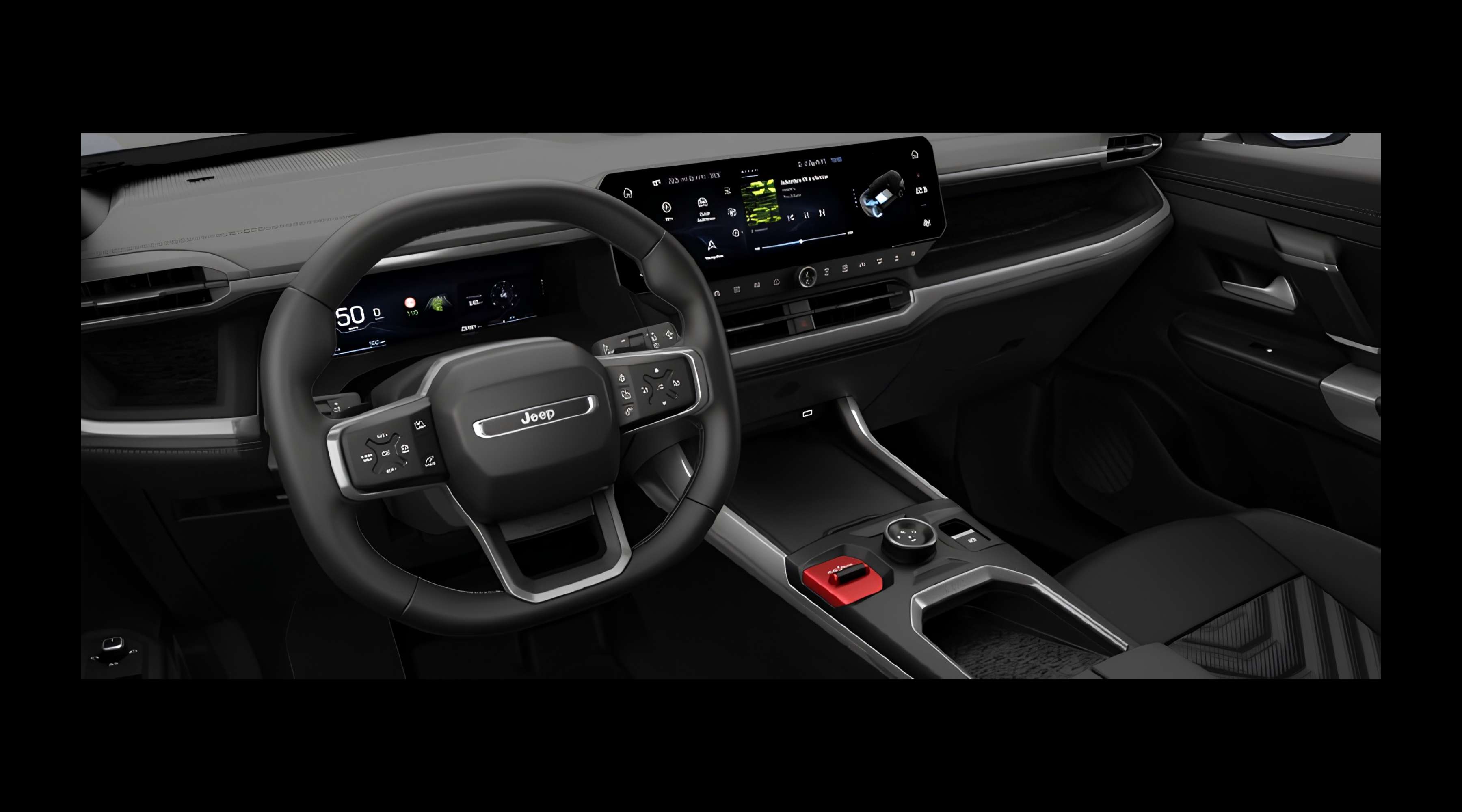 Armaturenbrett eines Jeep Compass