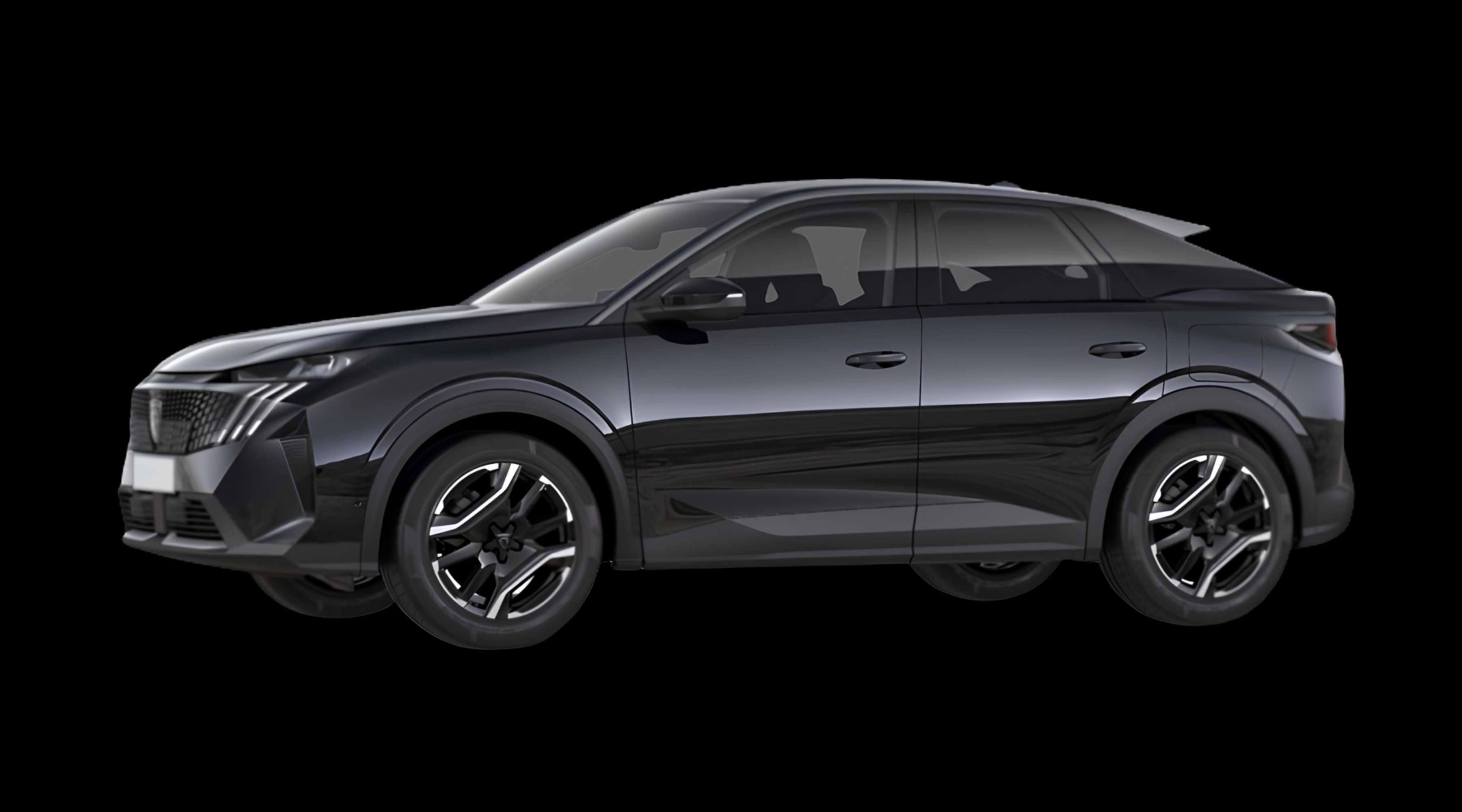 Seitenansicht eines Peugeot e-3008