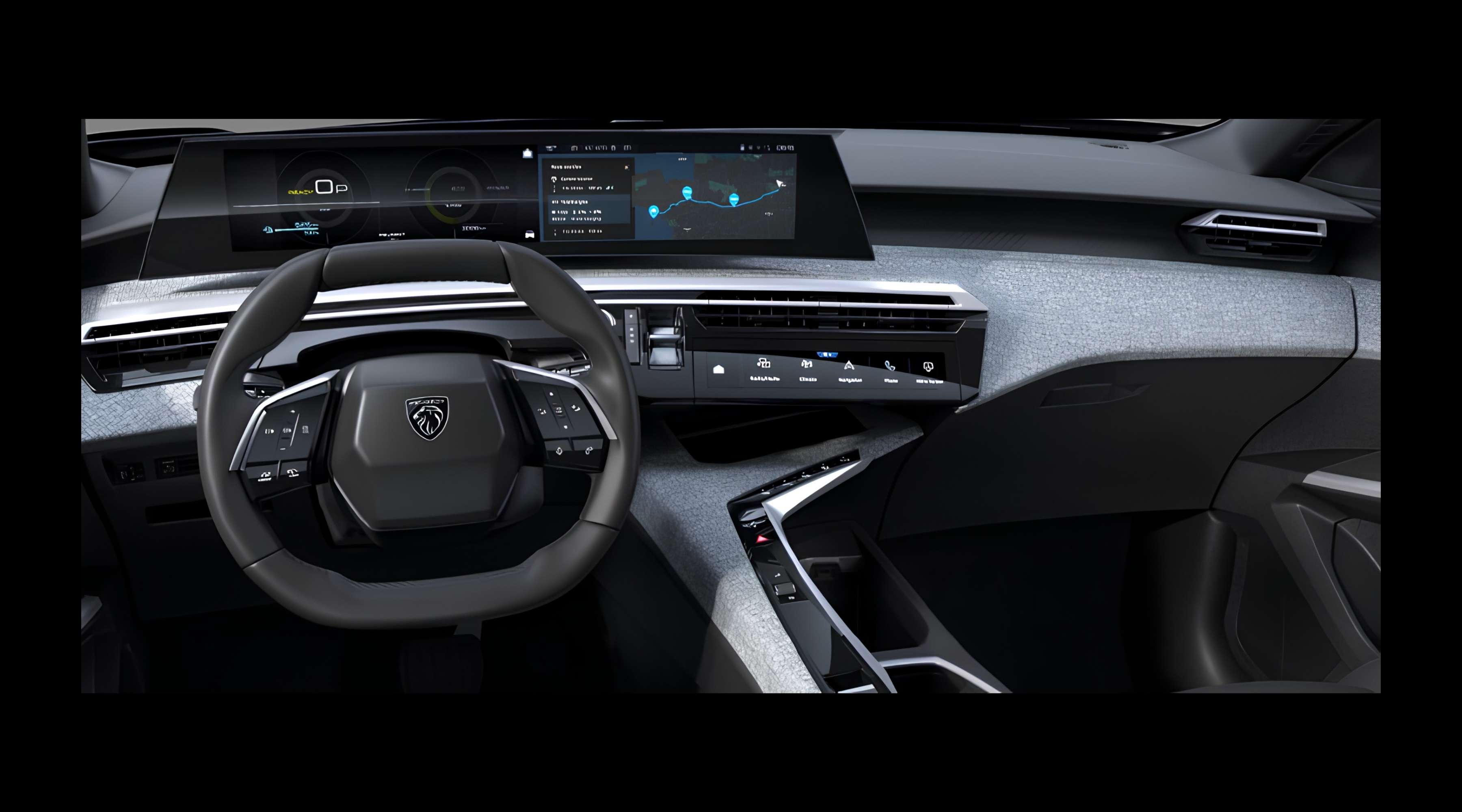 Armaturenbrett eines Peugeot e-3008