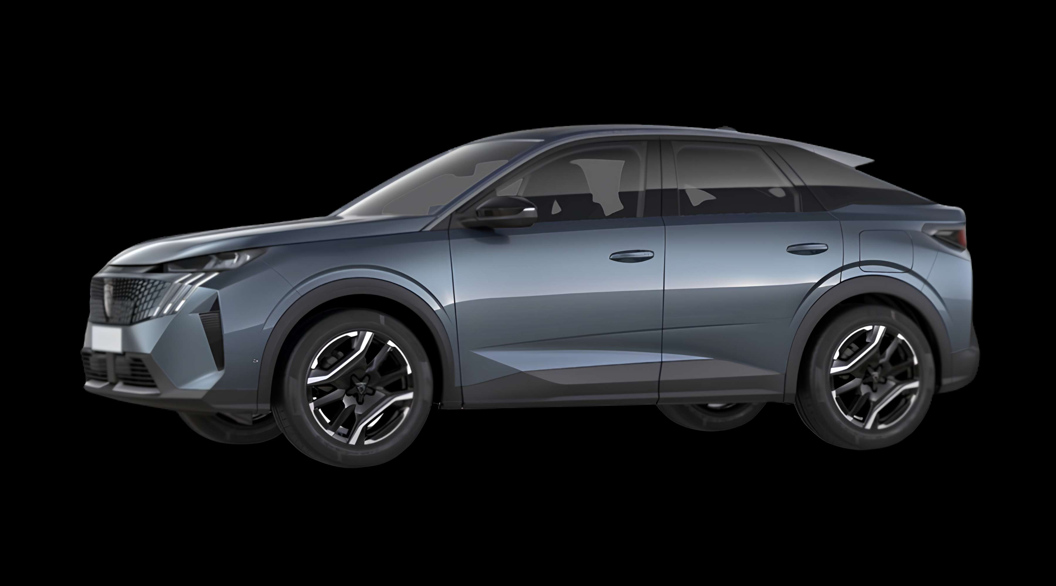 Seitenansicht eines Peugeot e-3008