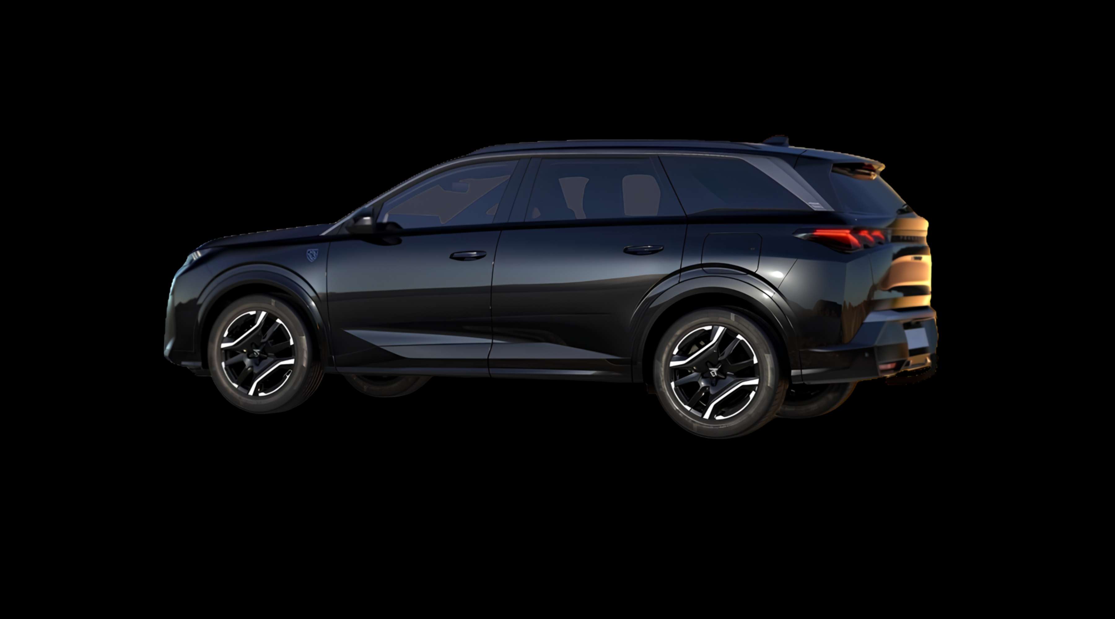 Seitenansicht eines Peugeot e-5008