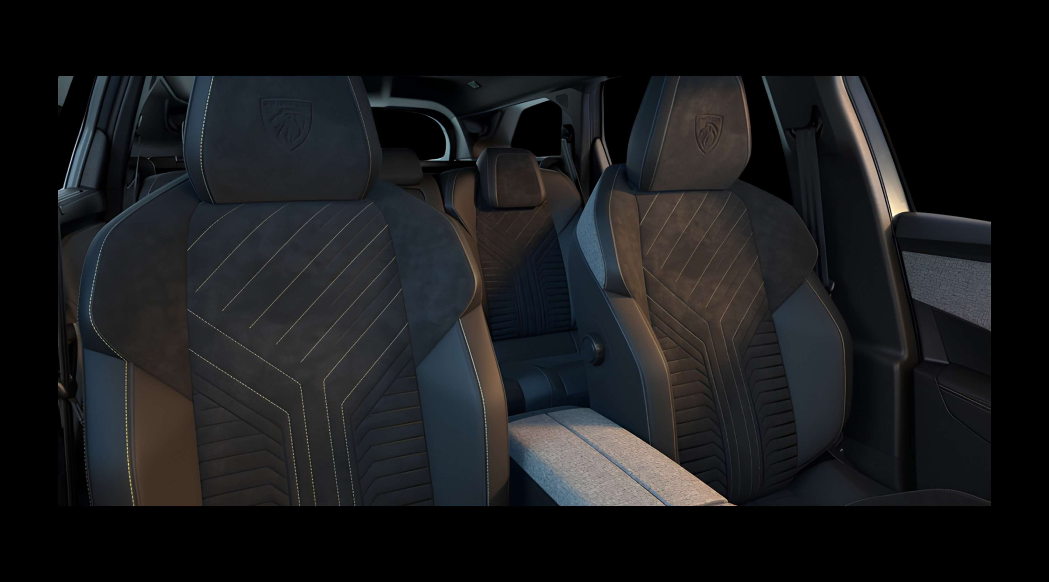 Vordersitze eines Peugeot e-5008