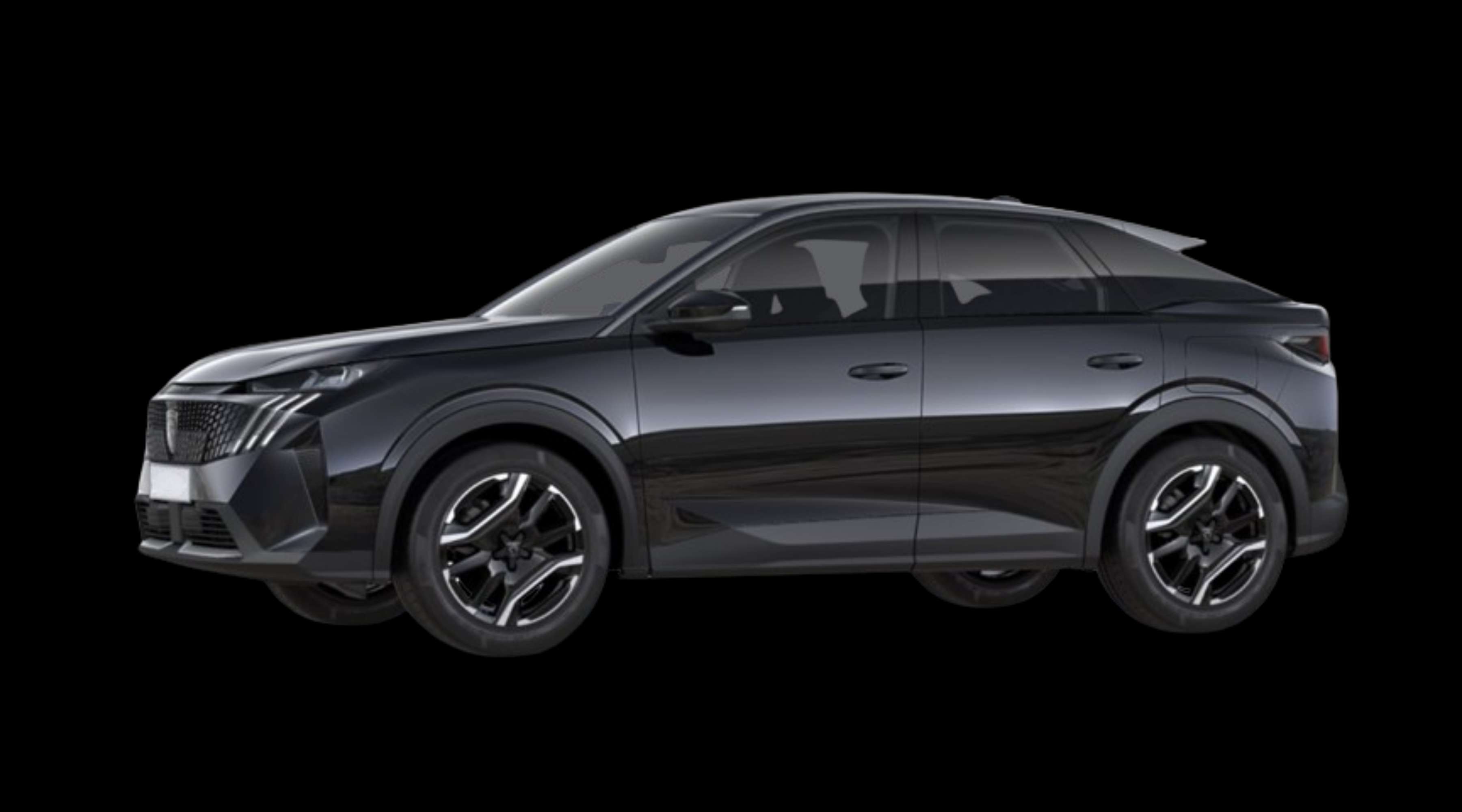 Seitenansicht eines Peugeot e-3008