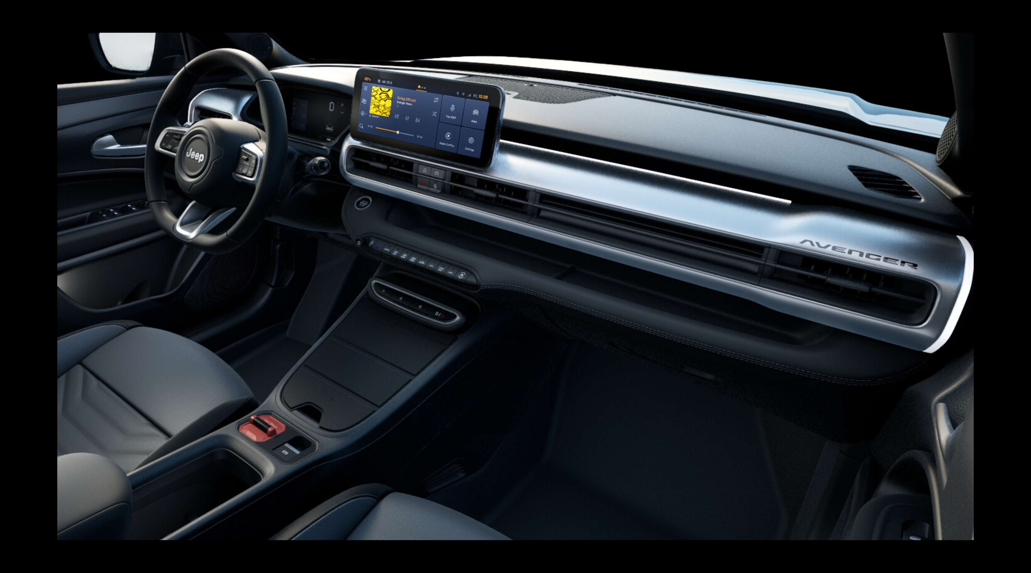 Vordersitze eines Jeep Avenger