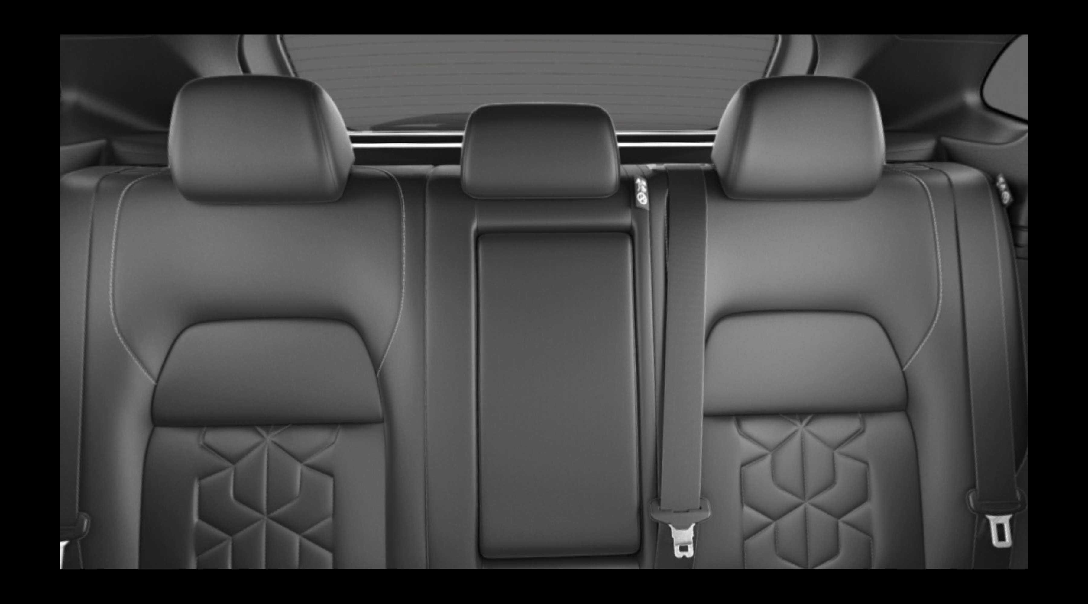Rücksitzbank eines Nissan Qashqai