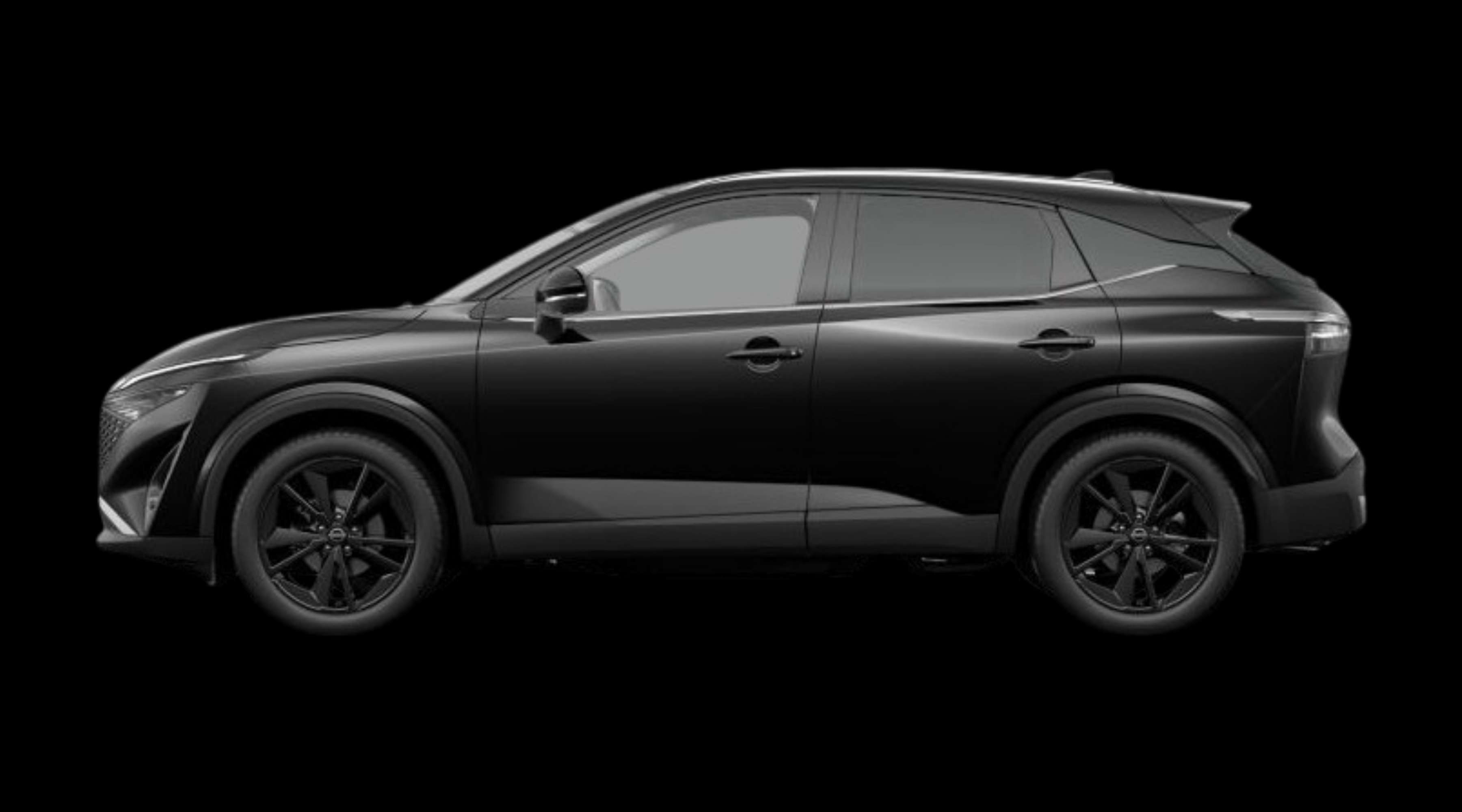 Seitenansicht eines Nissan Qashqai