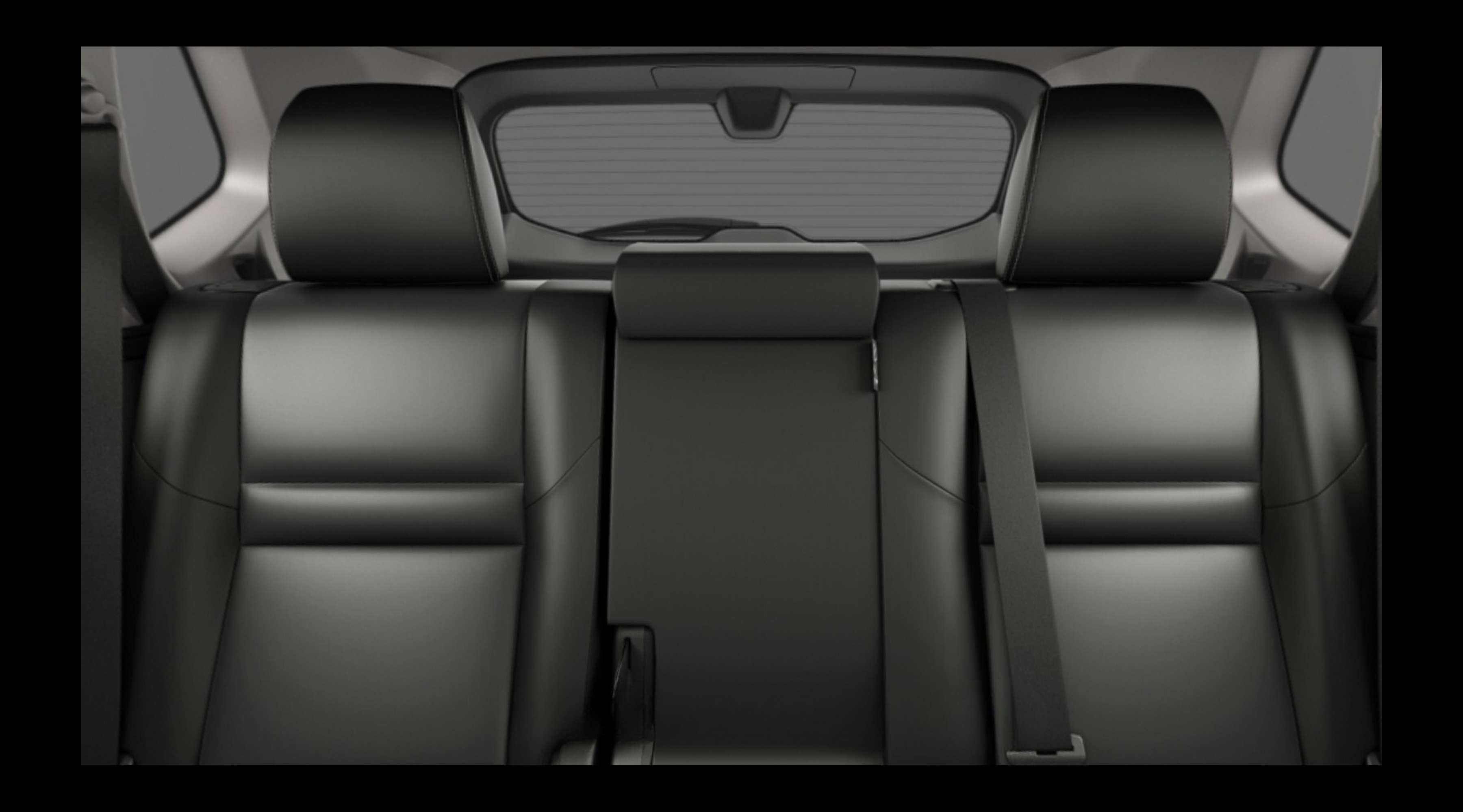 Rücksitzbank eines Nissan X-TRAIL