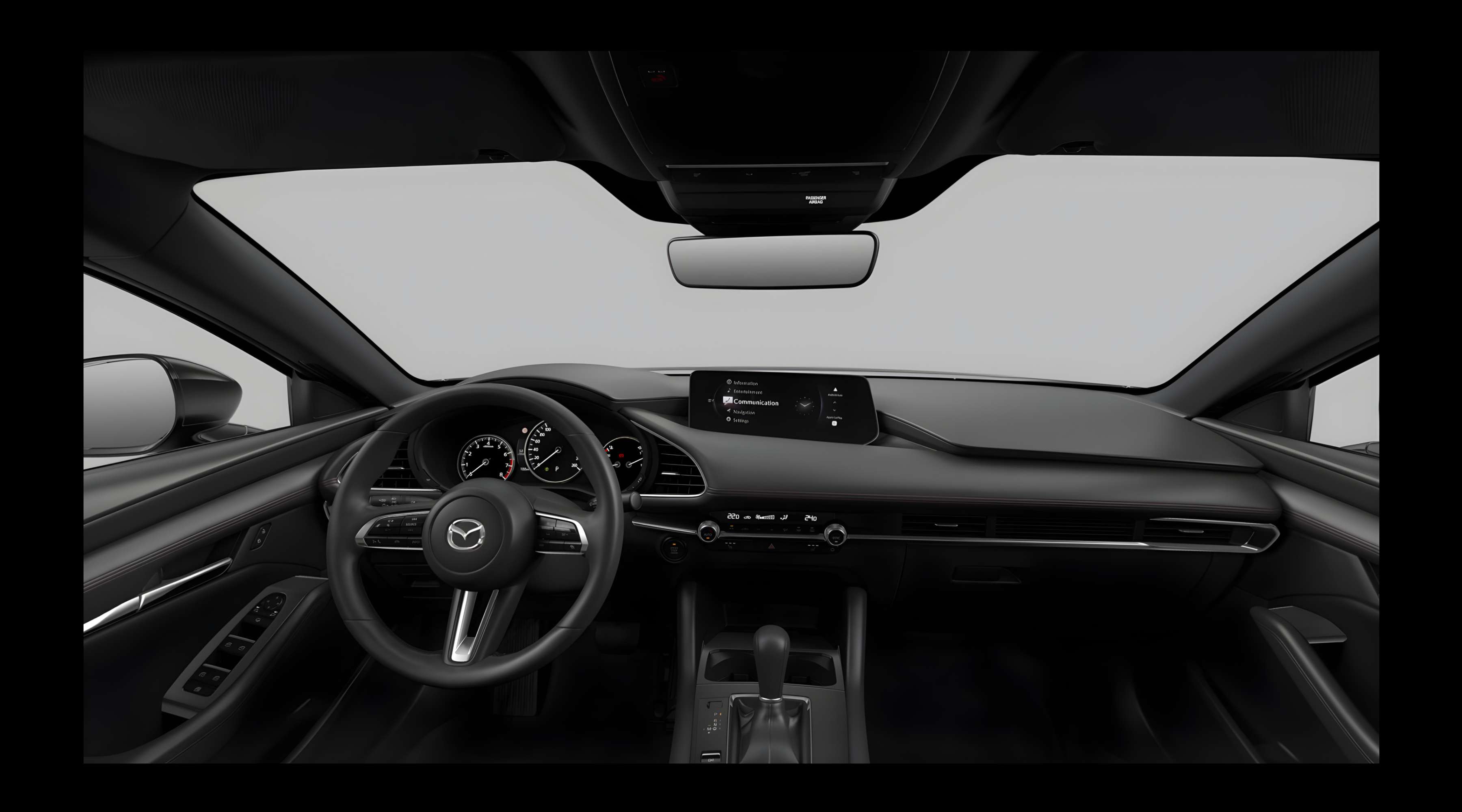 Armaturenbrett eines Mazda Mazda3