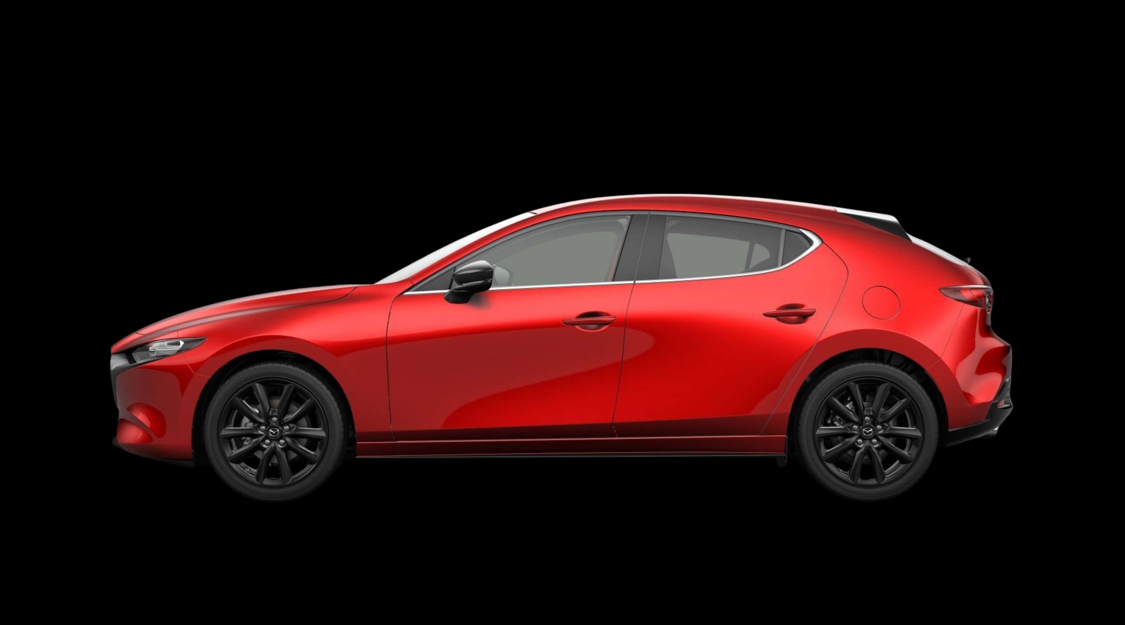 Seitenansicht eines Mazda Mazda3