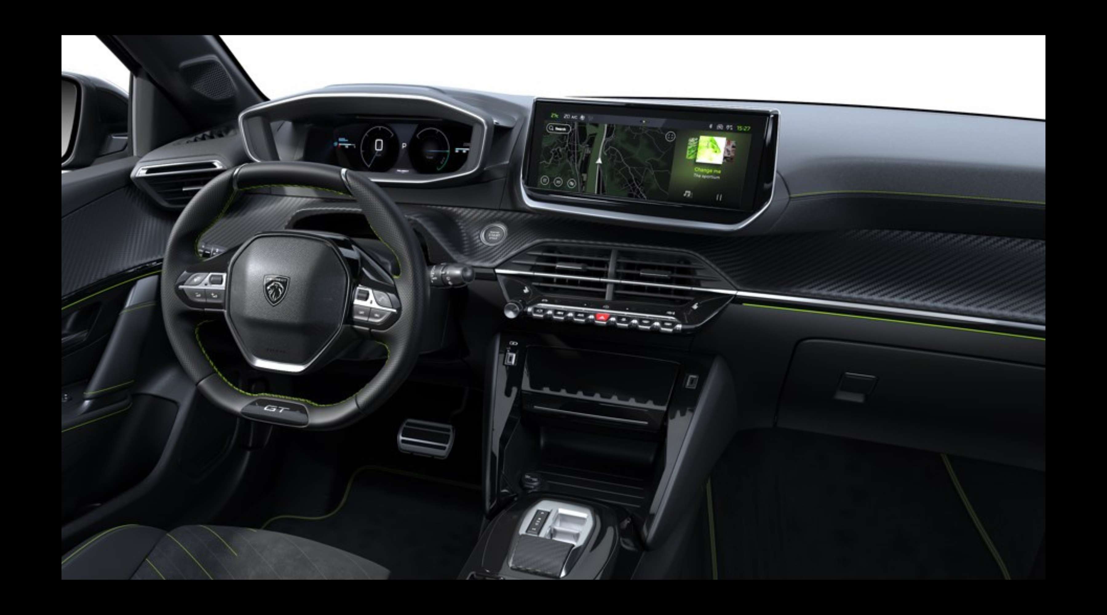 Armaturenbrett eines Peugeot 208