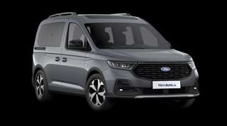 Schräge Frontansicht auf einen Ford Tourneo Connect Active, freigestellt