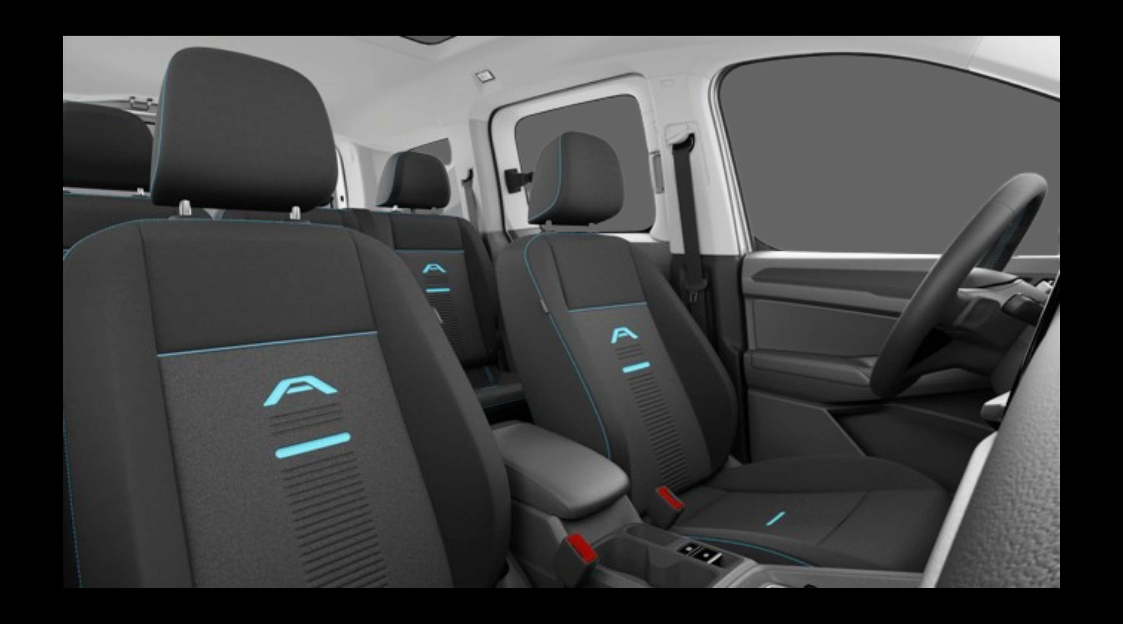 Vordersitze eines Ford Tourneo Connect