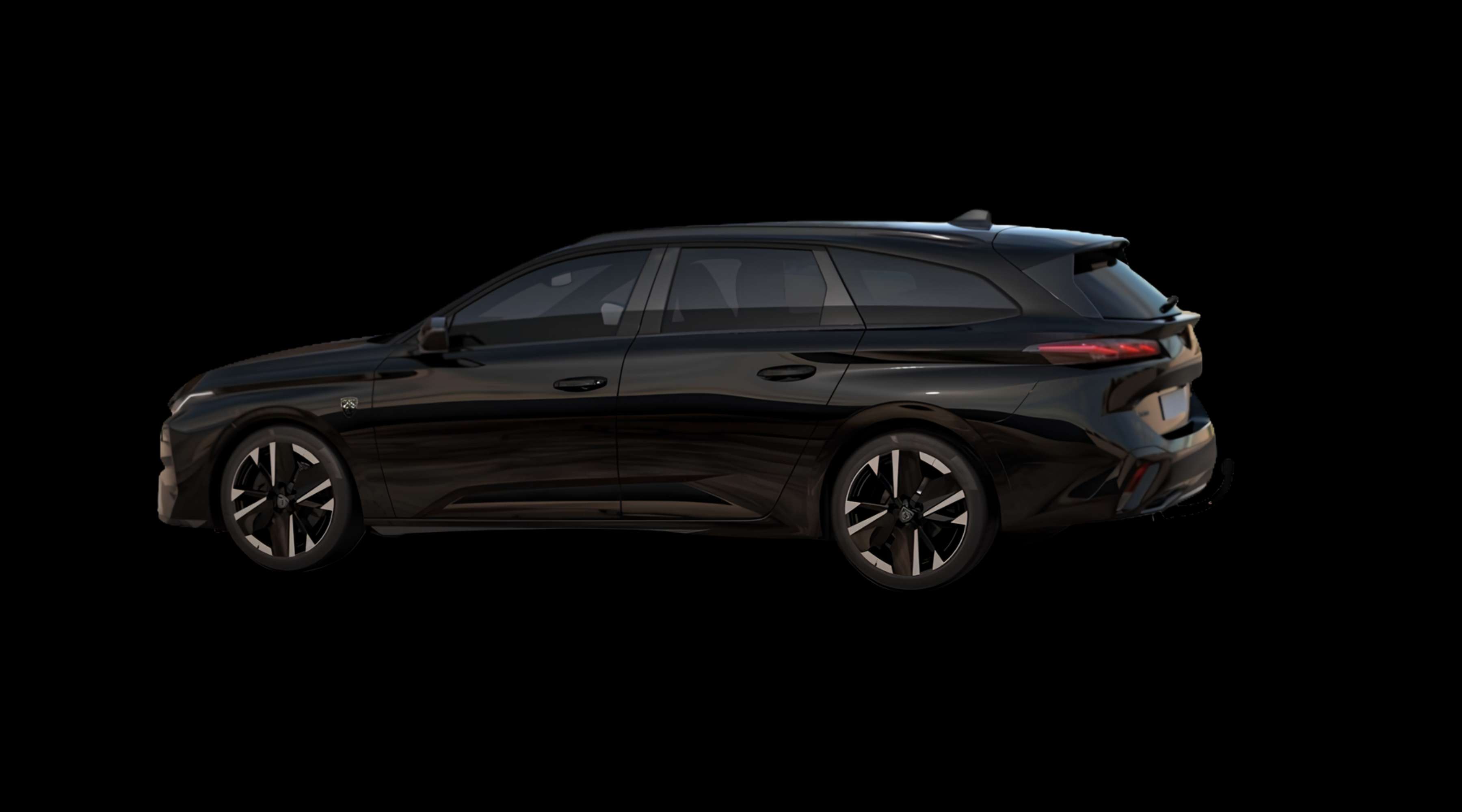 Seitenansicht eines Peugeot 308