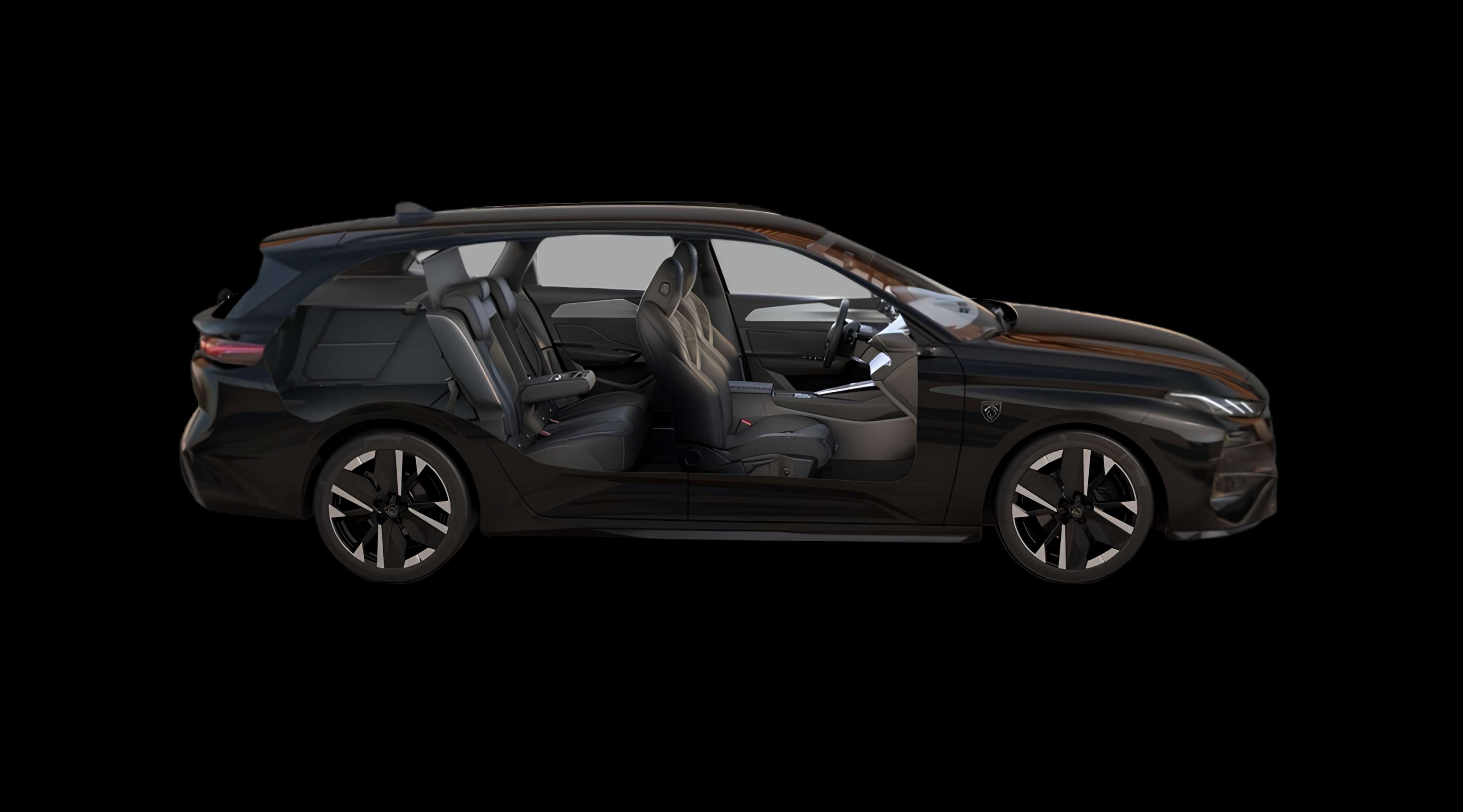 Rücksitzbank eines Peugeot 308