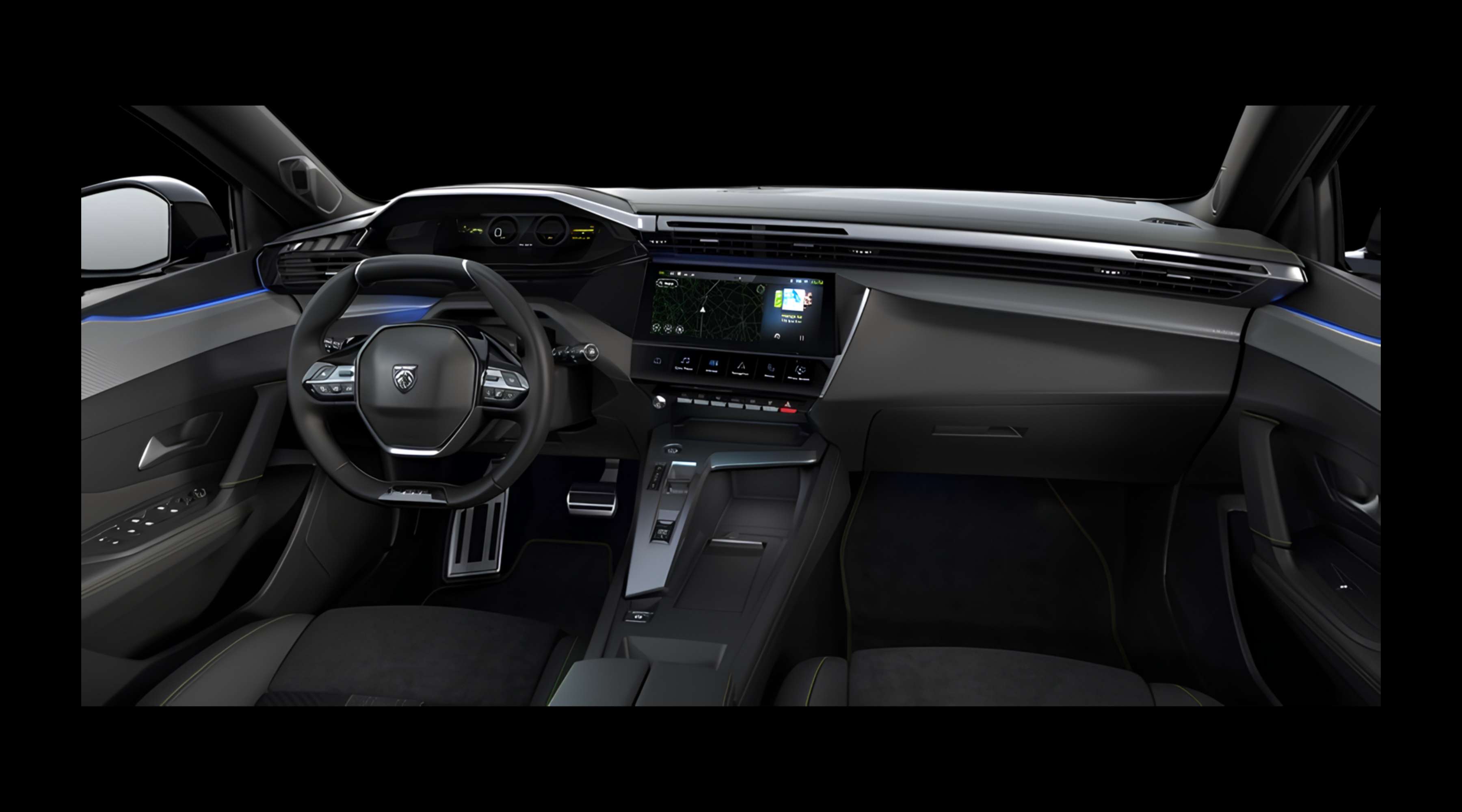 Armaturenbrett eines Peugeot 308
