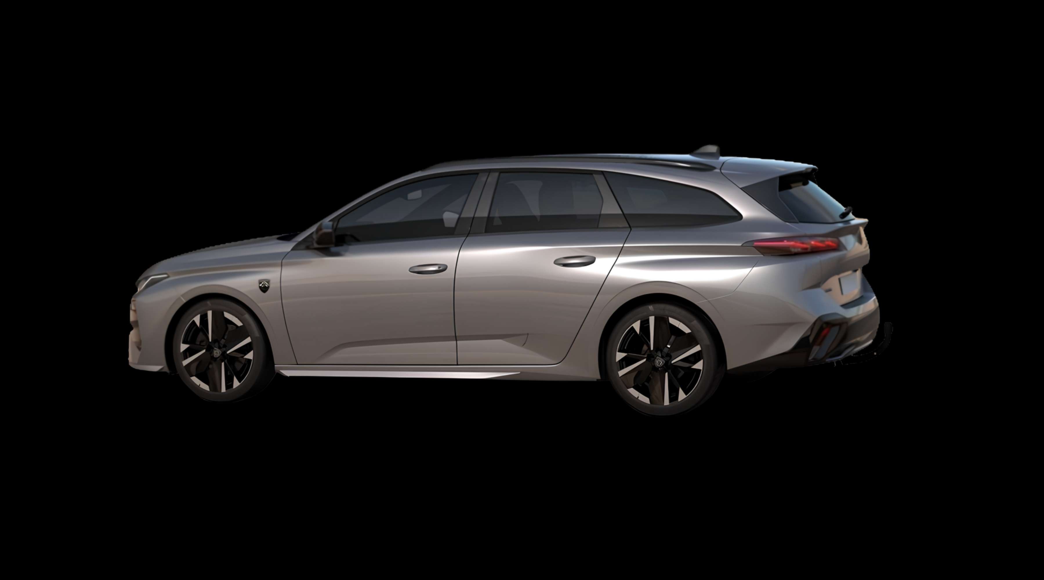 Seitenansicht eines Peugeot 308
