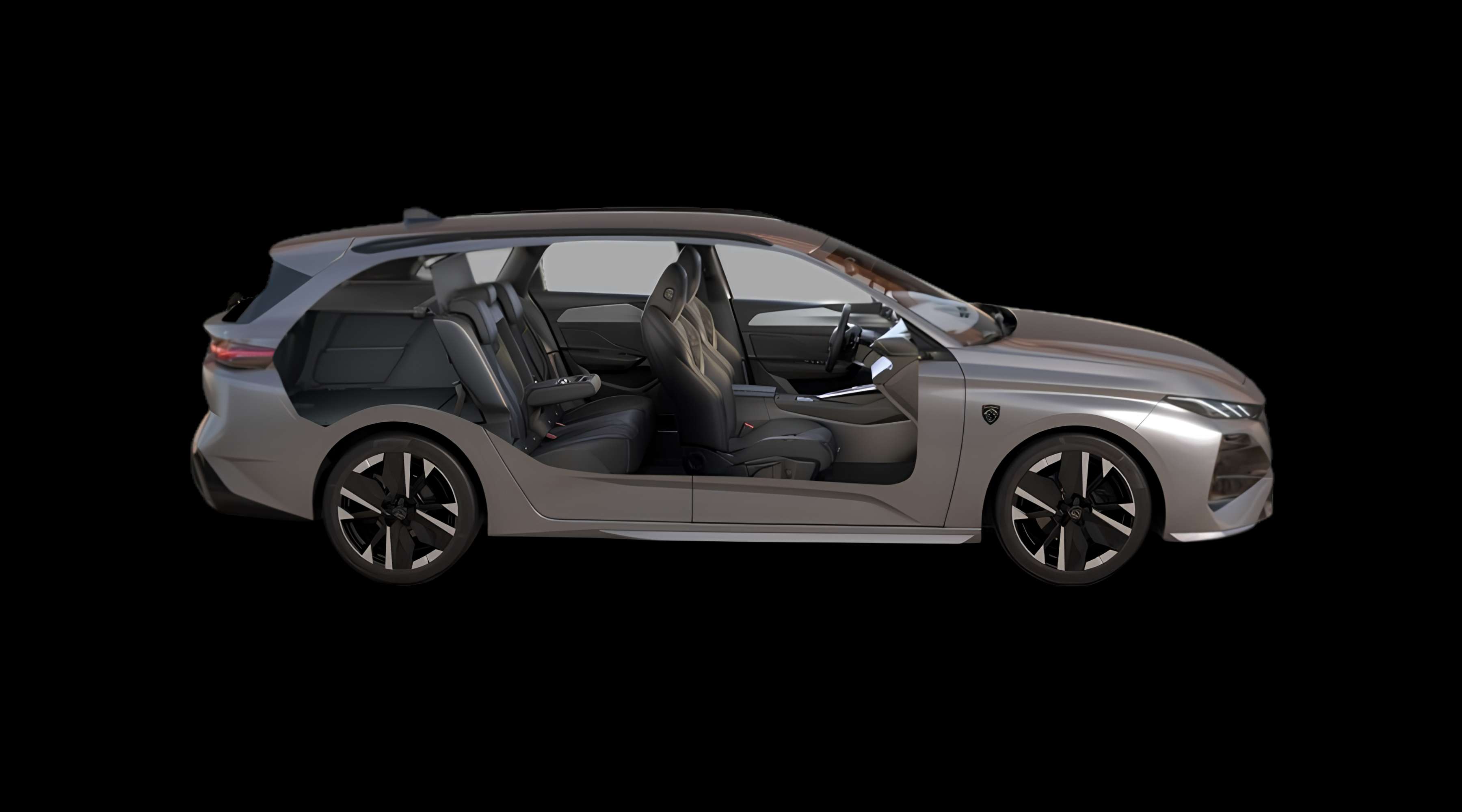 Rücksitzbank eines Peugeot 308