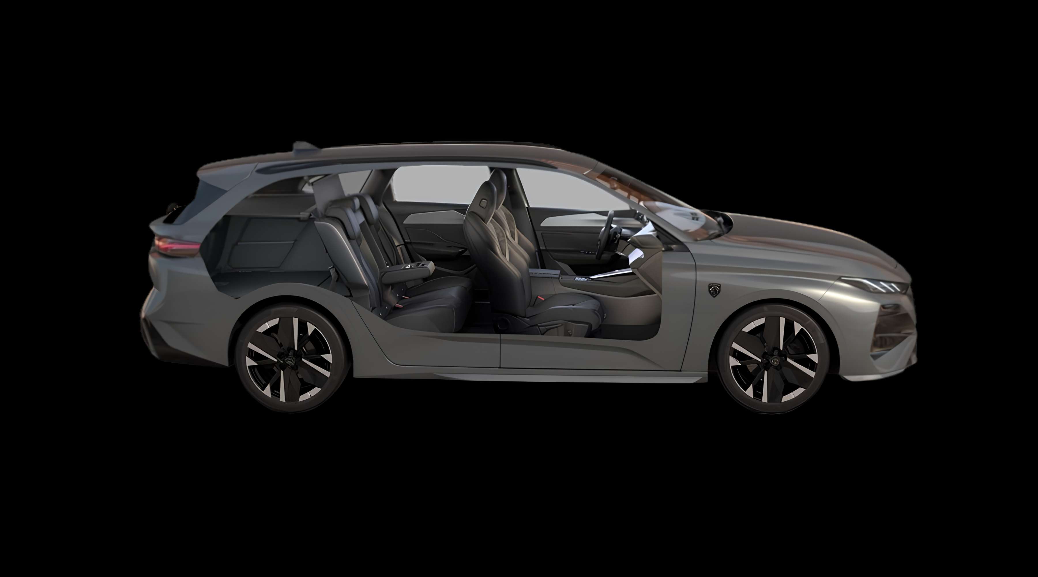 Rücksitzbank eines Peugeot 308