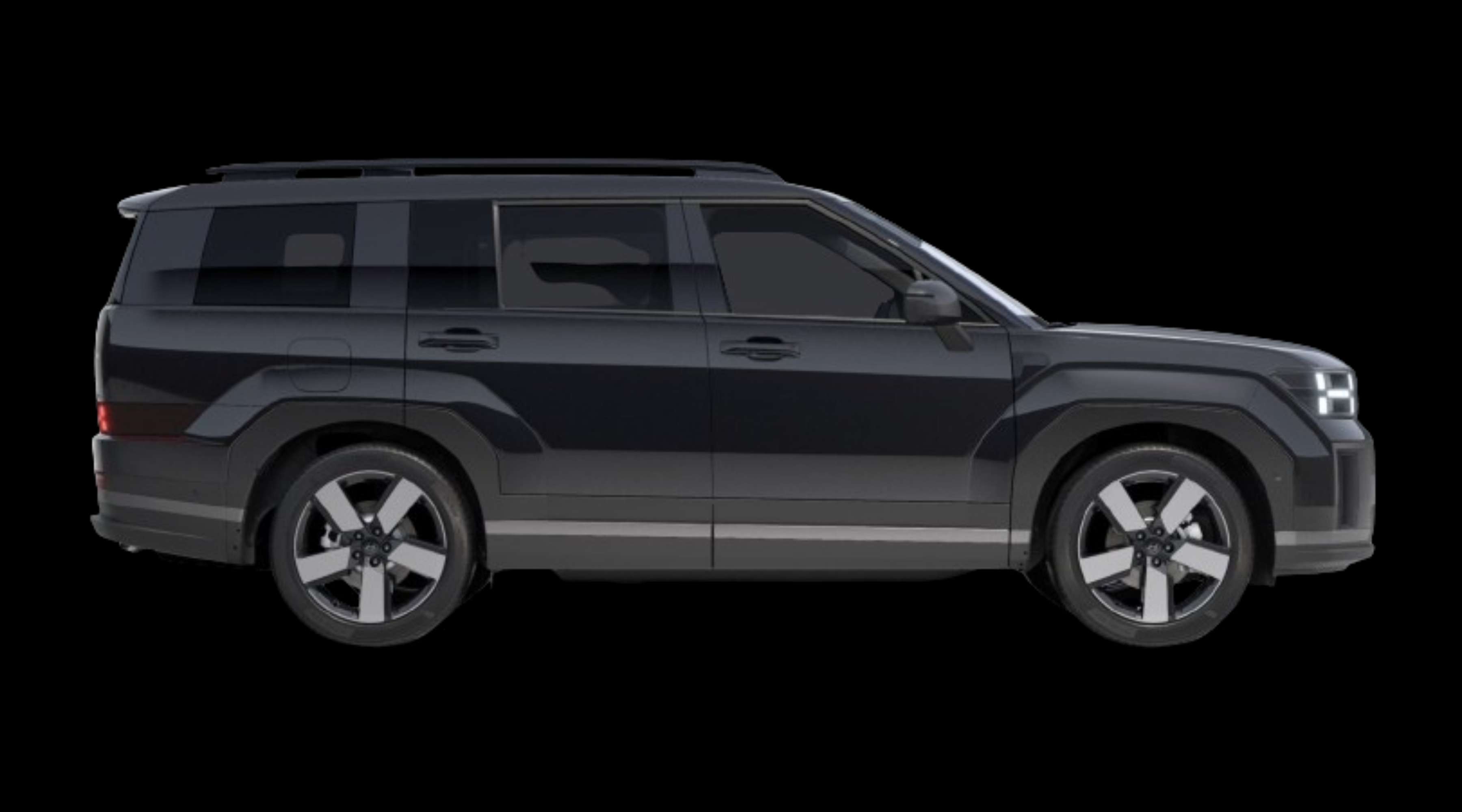 Seitenansicht eines Hyundai Santa Fe