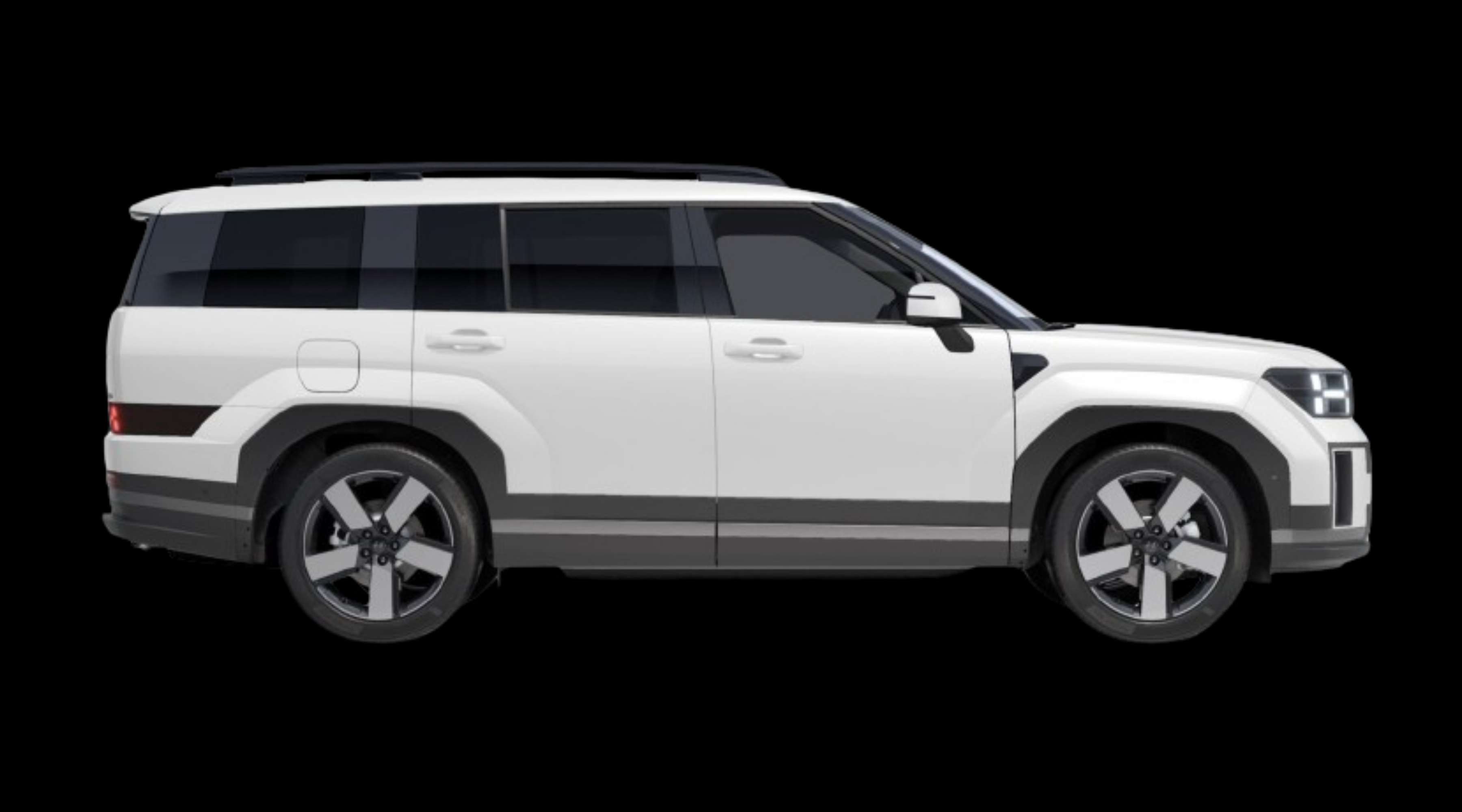 Seitenansicht eines Hyundai Santa Fe