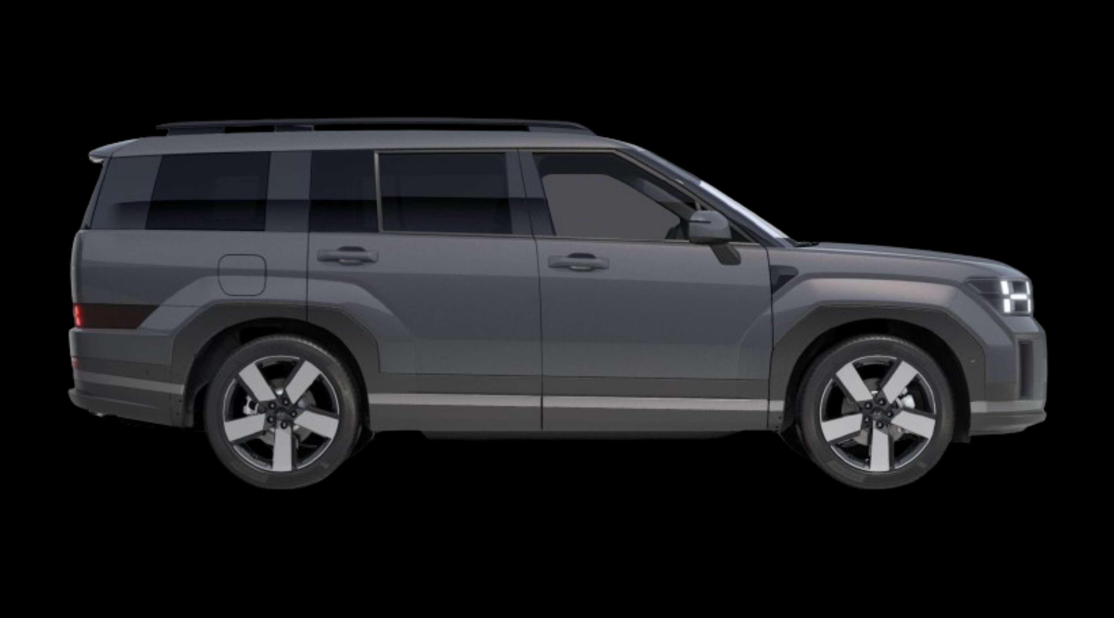 Seitenansicht eines Hyundai Santa Fe