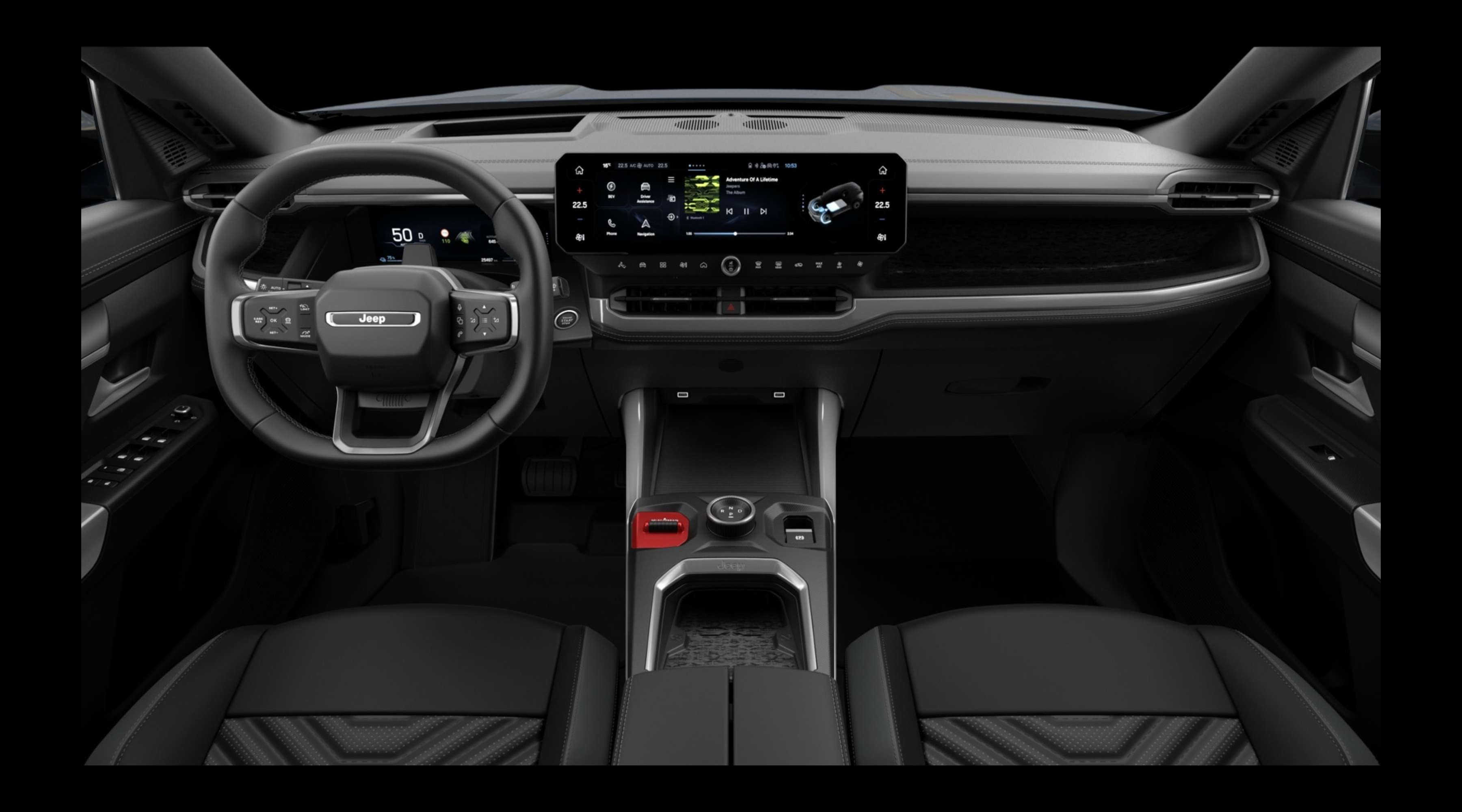 Armaturenbrett eines Jeep Compass