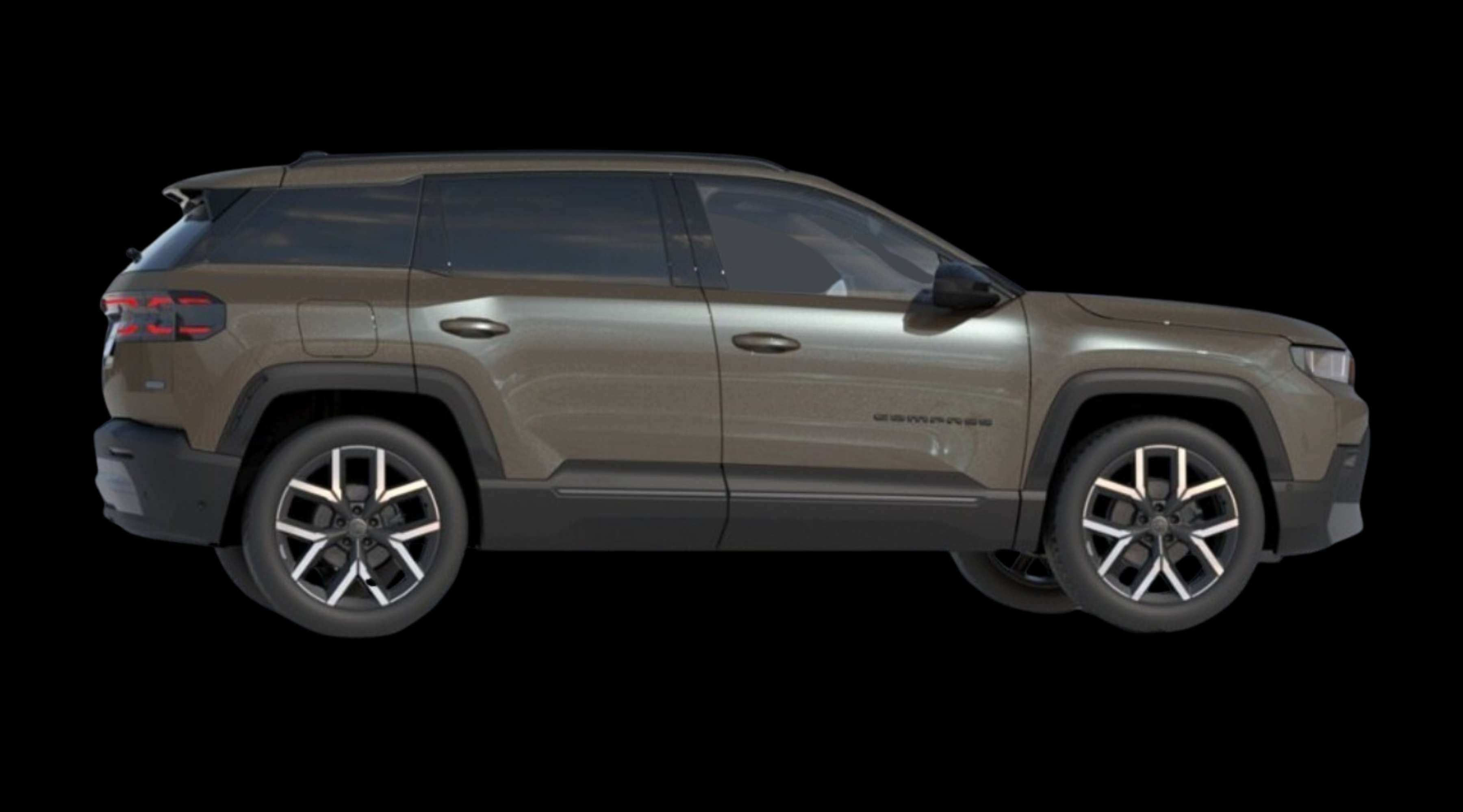Seitenansicht eines Jeep Compass