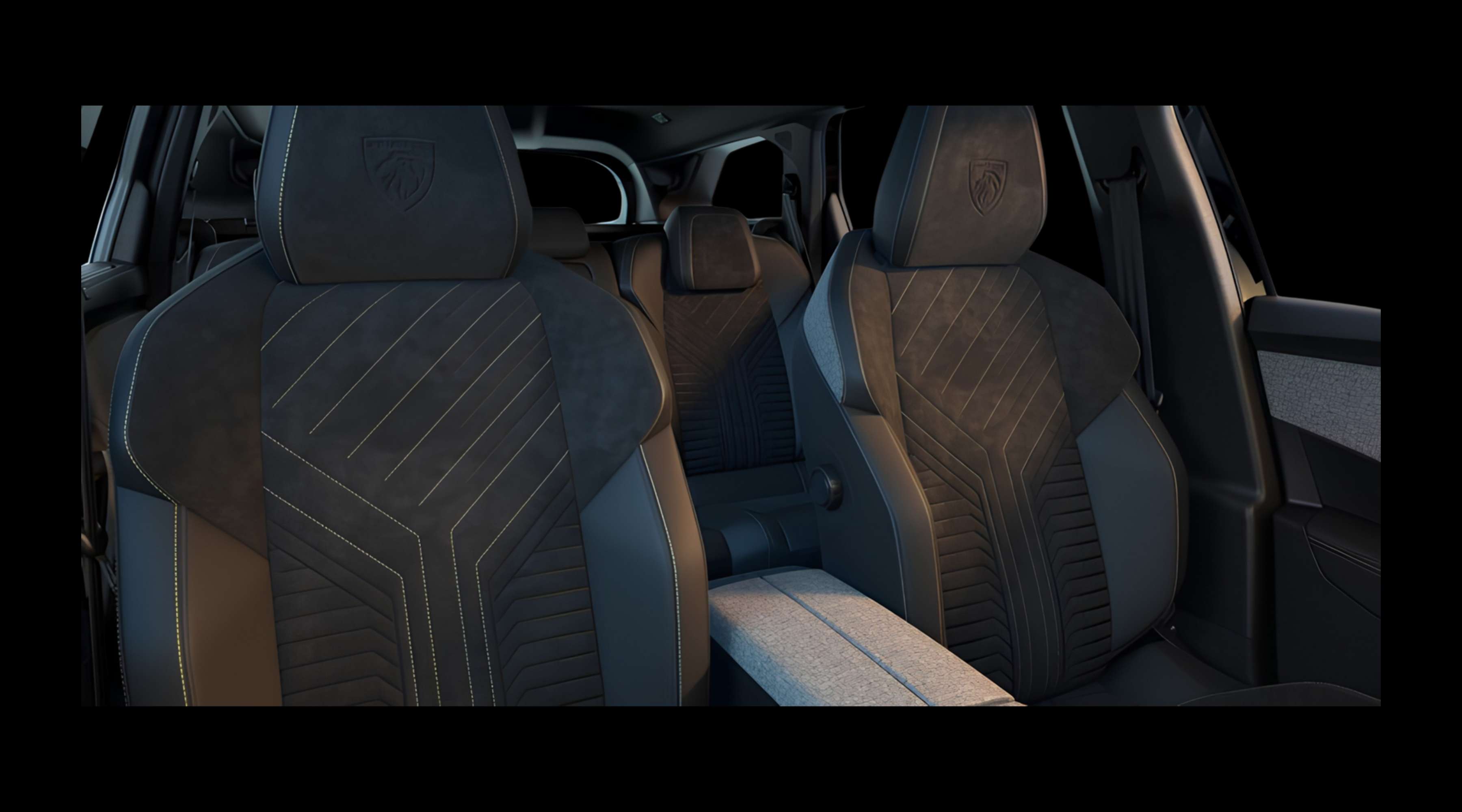 Vordersitze eines Peugeot e-5008