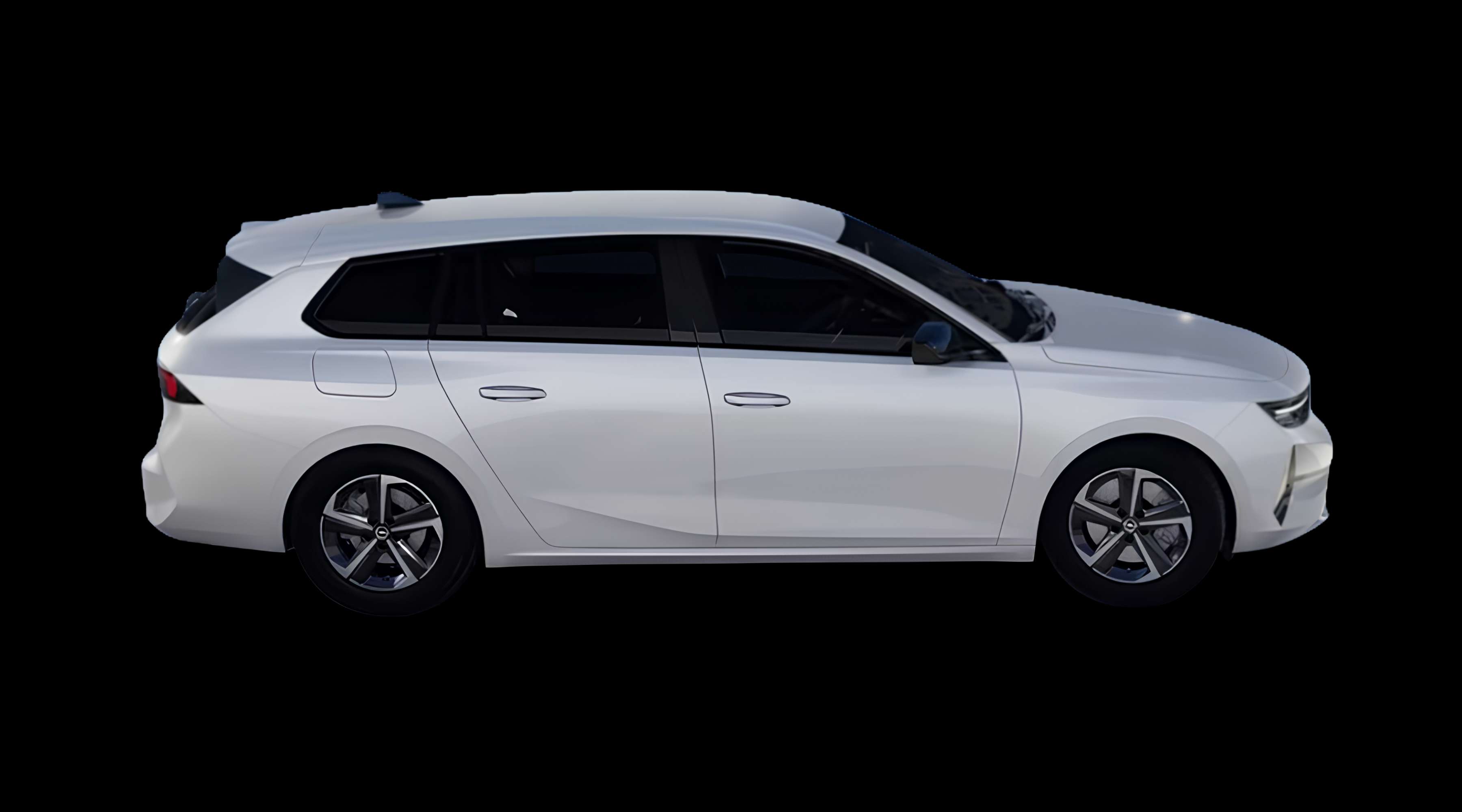 Seitenansicht eines Opel Astra