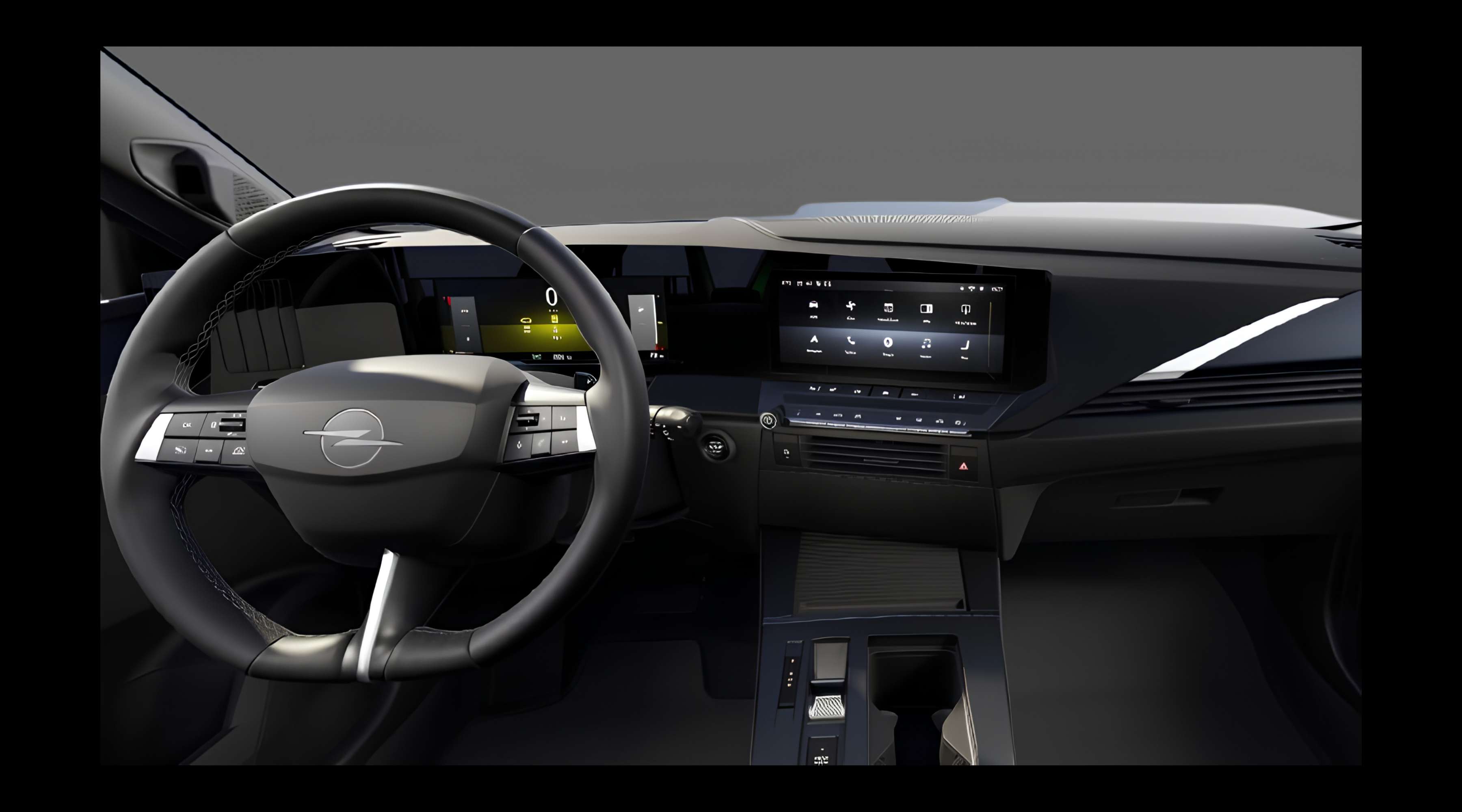 Armaturenbrett eines Opel Astra