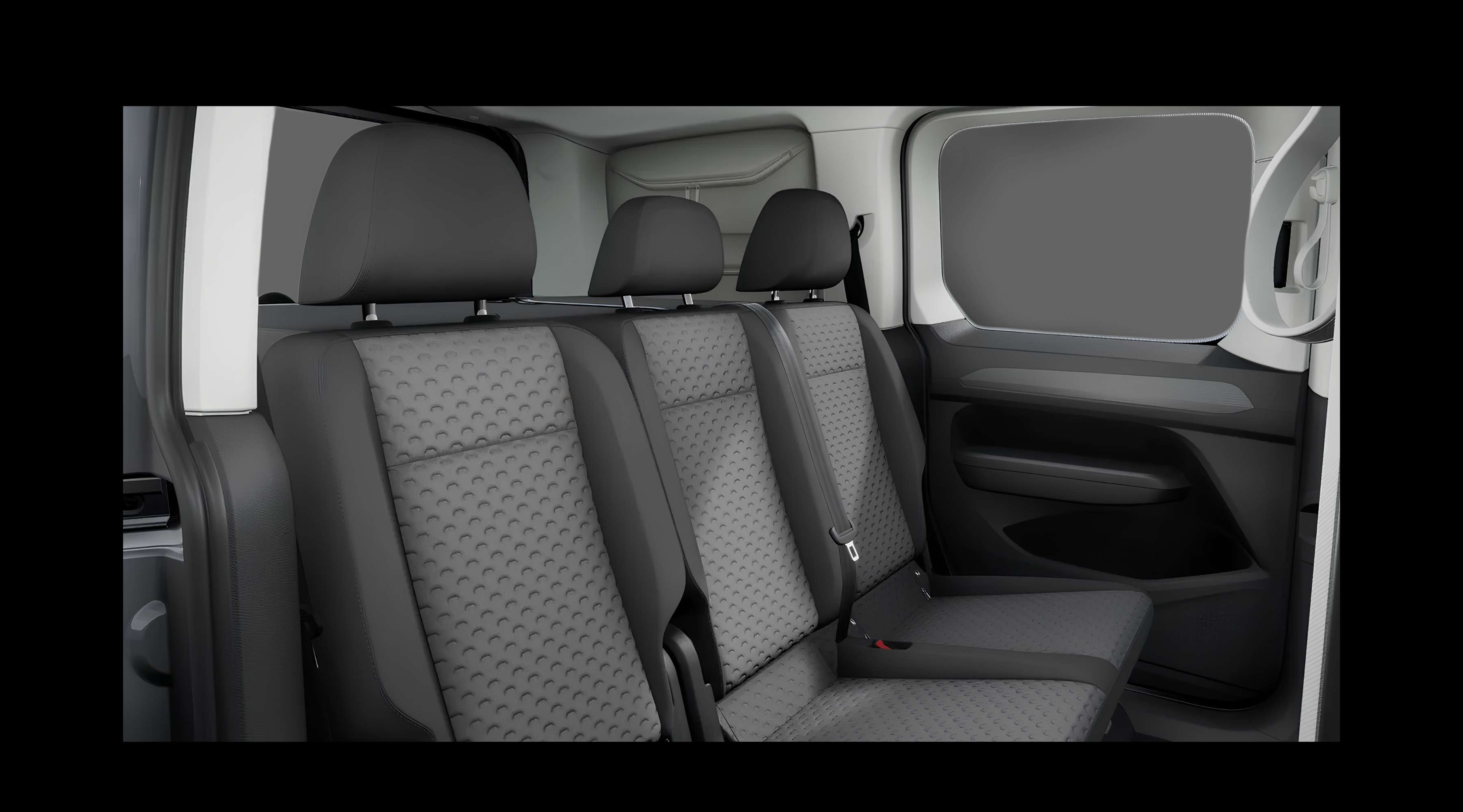 Rücksitzbank eines Volkswagen Caddy