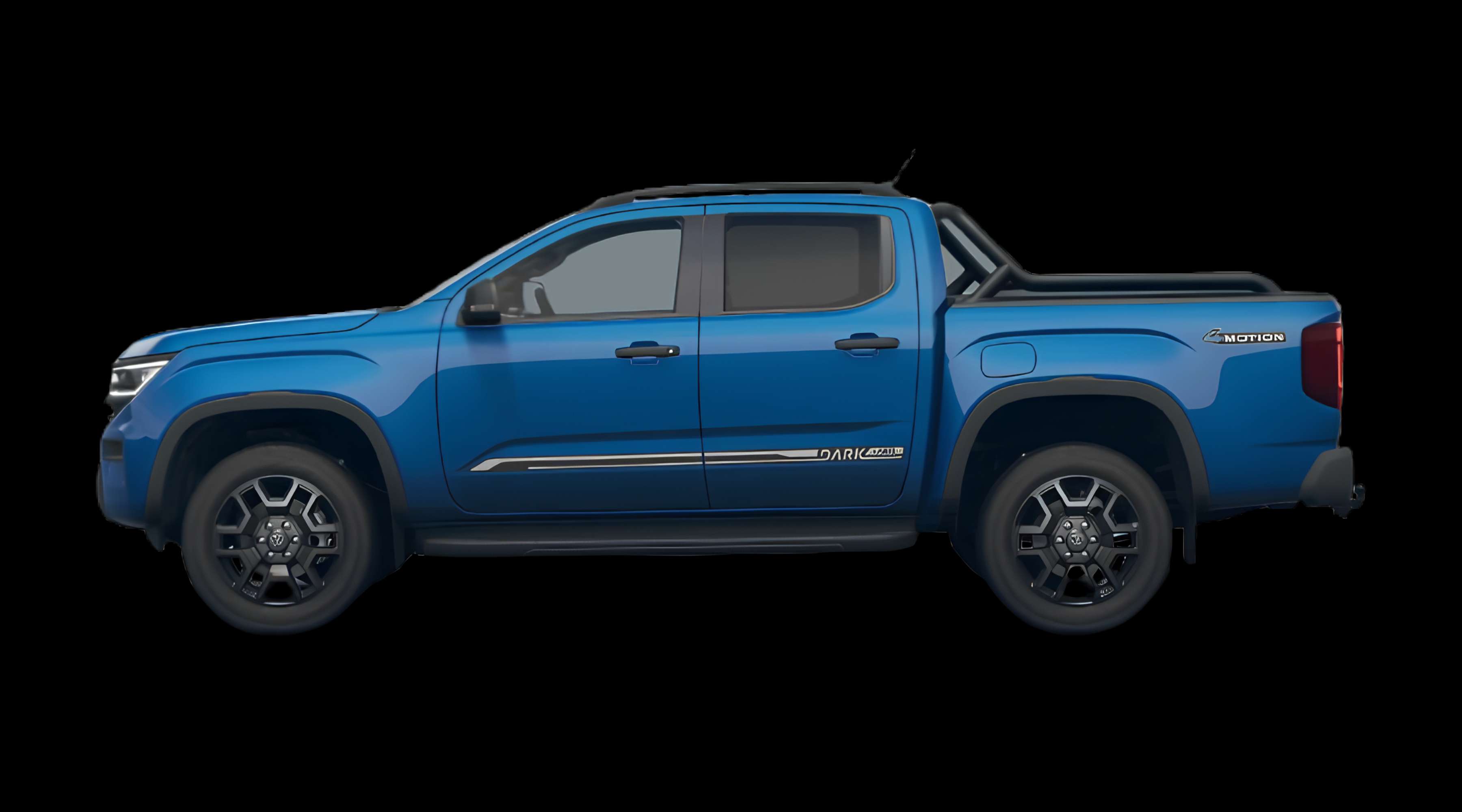 Seitenansicht eines Volkswagen Amarok