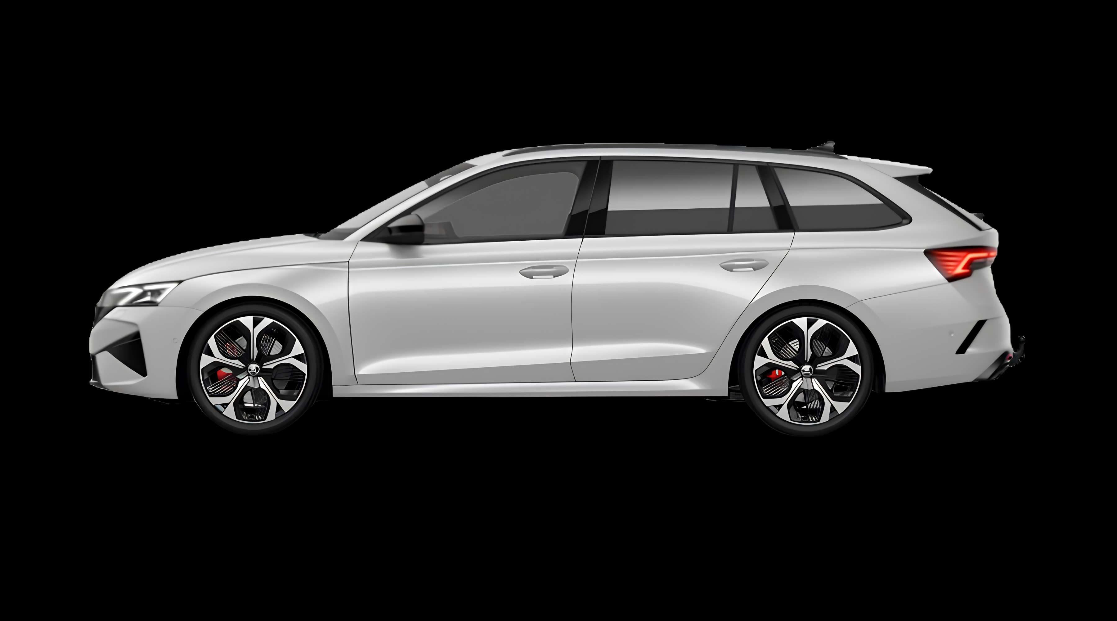 Seitenansicht eines Skoda Octavia