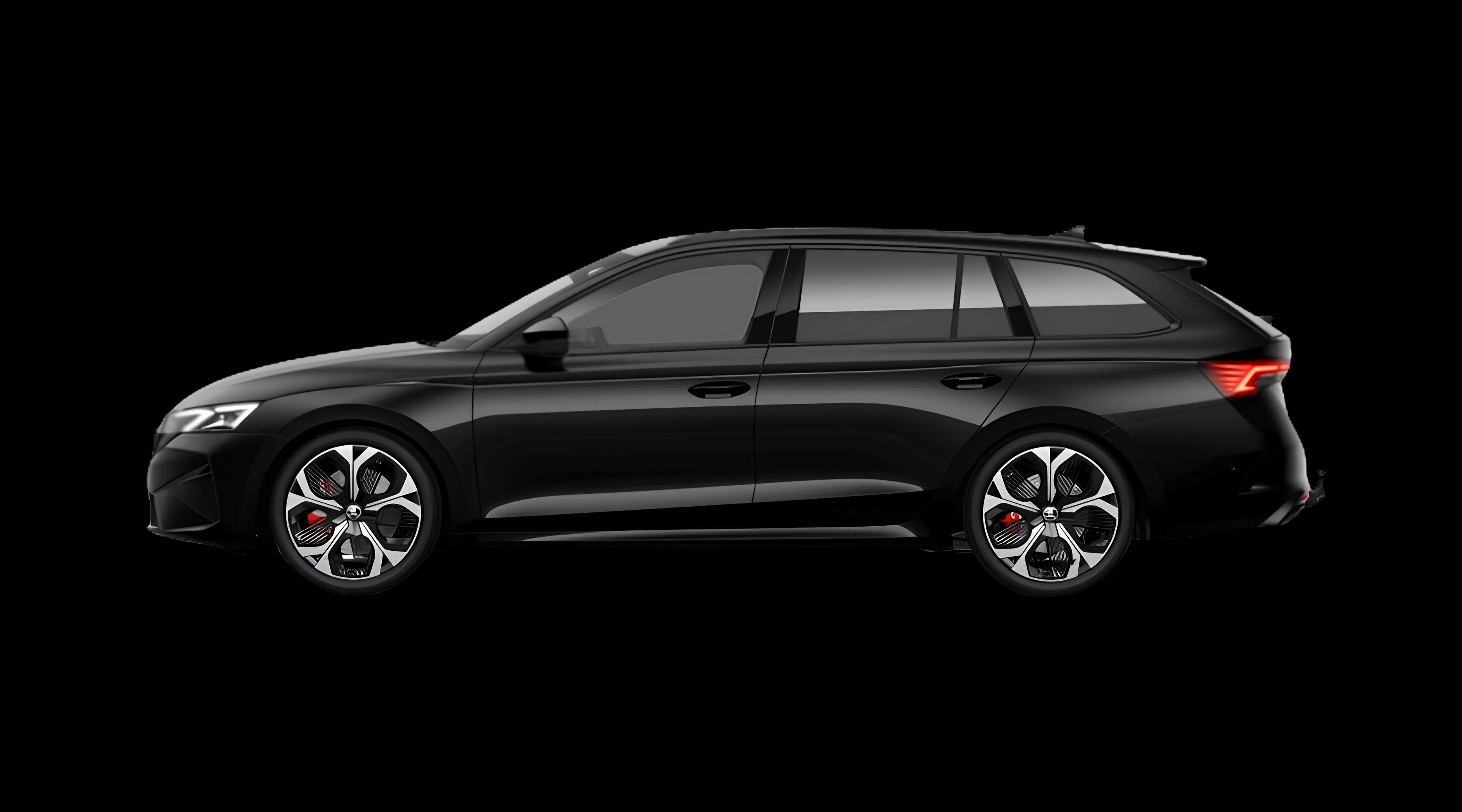 Seitenansicht eines Skoda Octavia