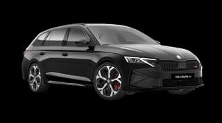 Schräge Frontansicht auf einen Skoda Octavia RS, freigestellt