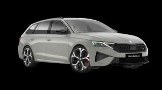 Schräge Frontansicht auf einen Skoda Octavia RS, freigestellt