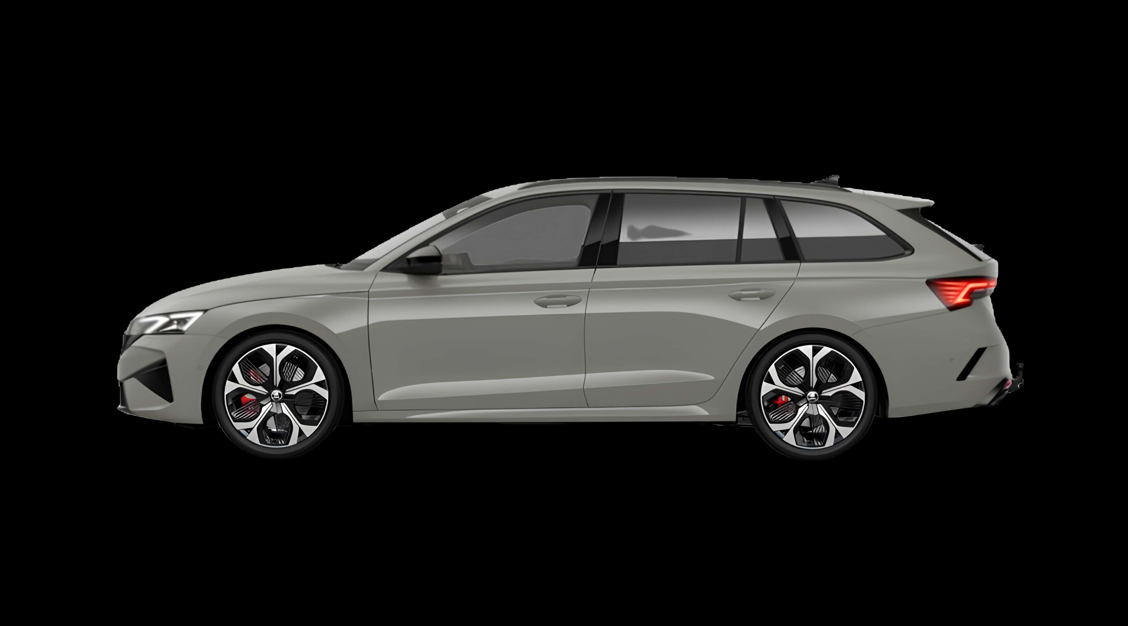 Seitenansicht eines Skoda Octavia
