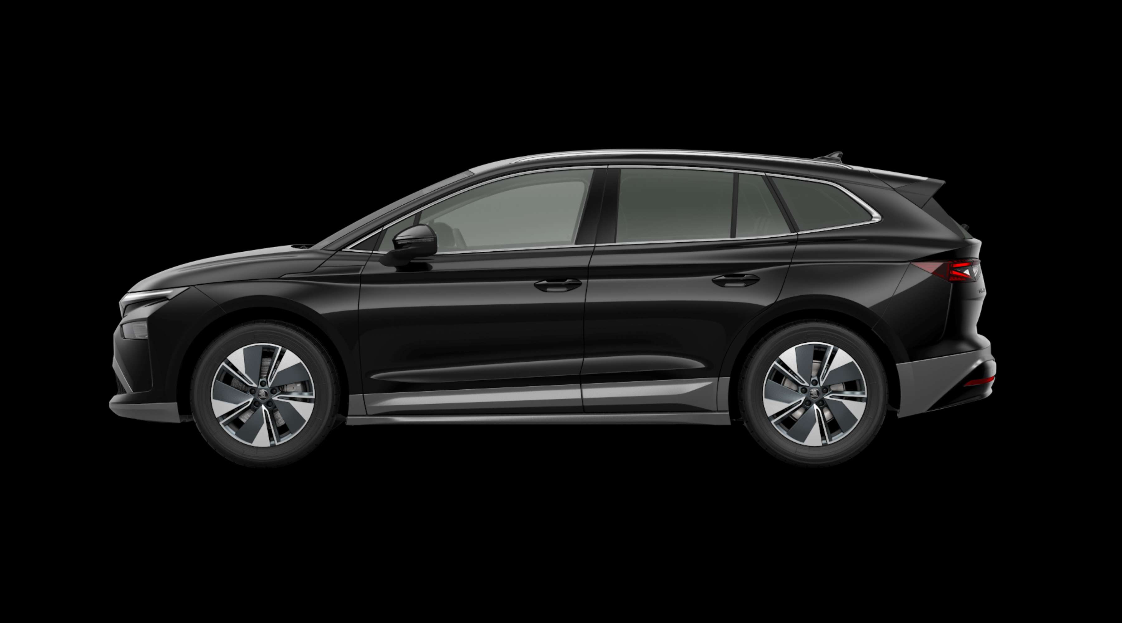 Seitenansicht eines Skoda Enyaq