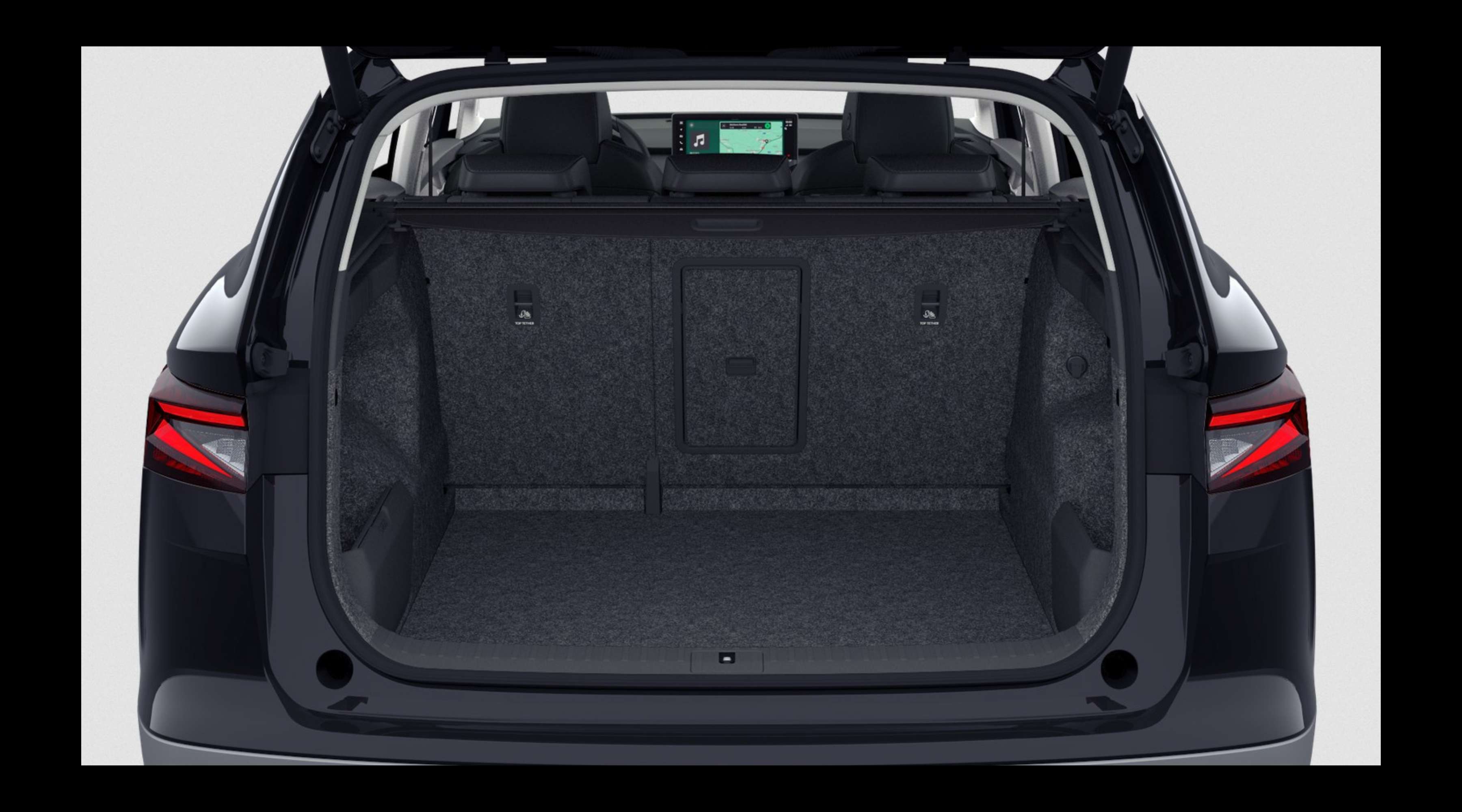 Kofferraum eines Skoda Enyaq
