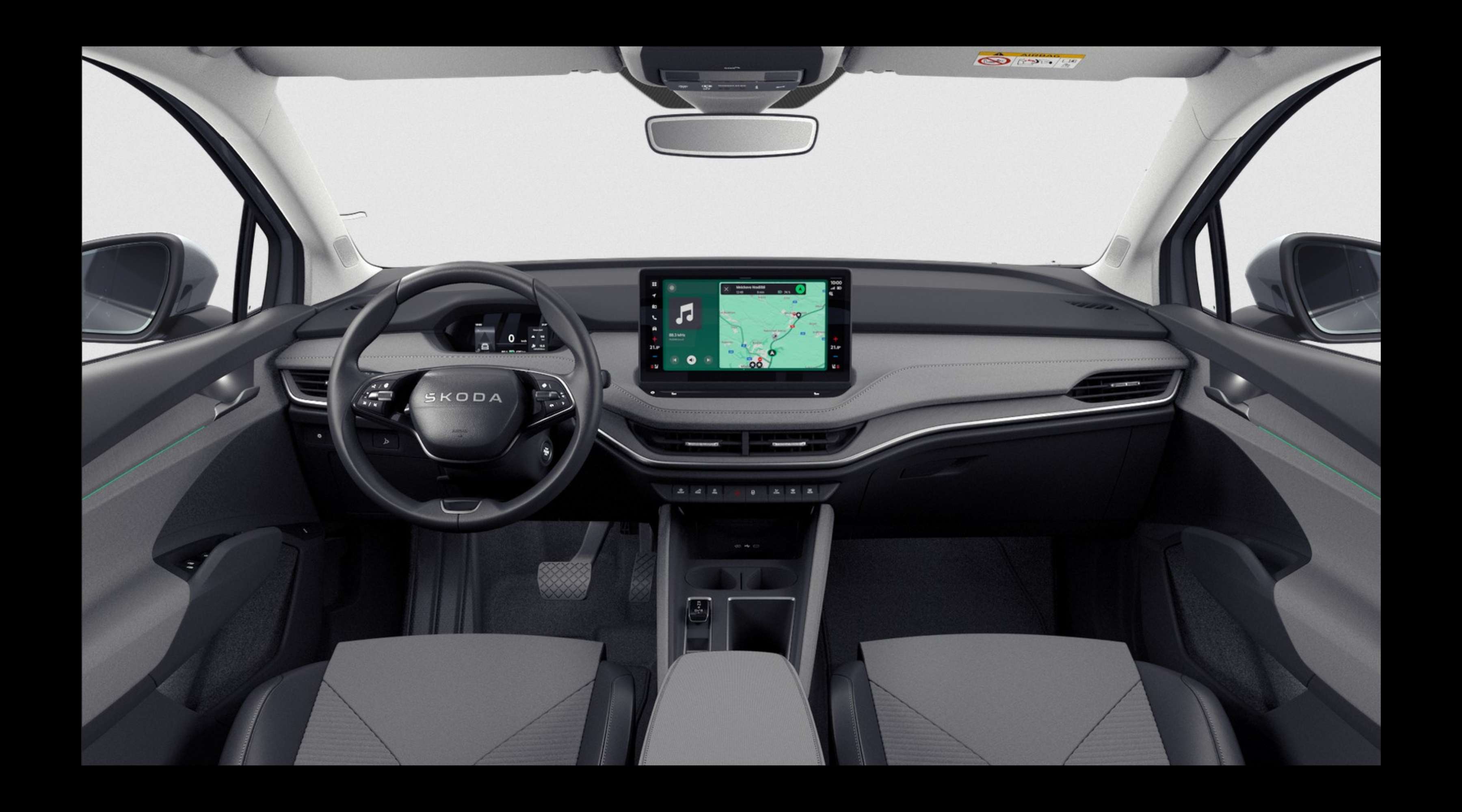 Armaturenbrett eines Skoda Enyaq