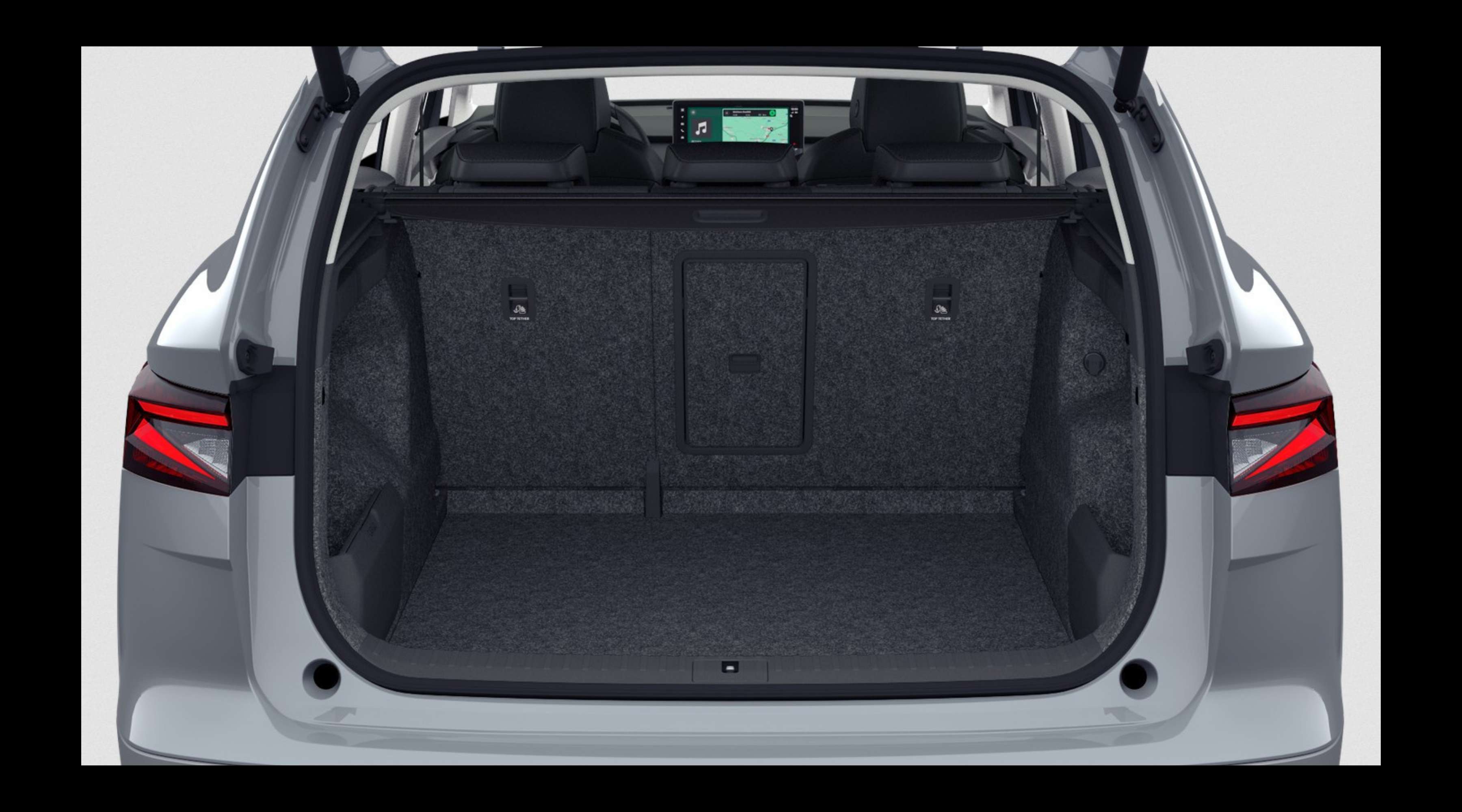 Kofferraum eines Skoda Enyaq