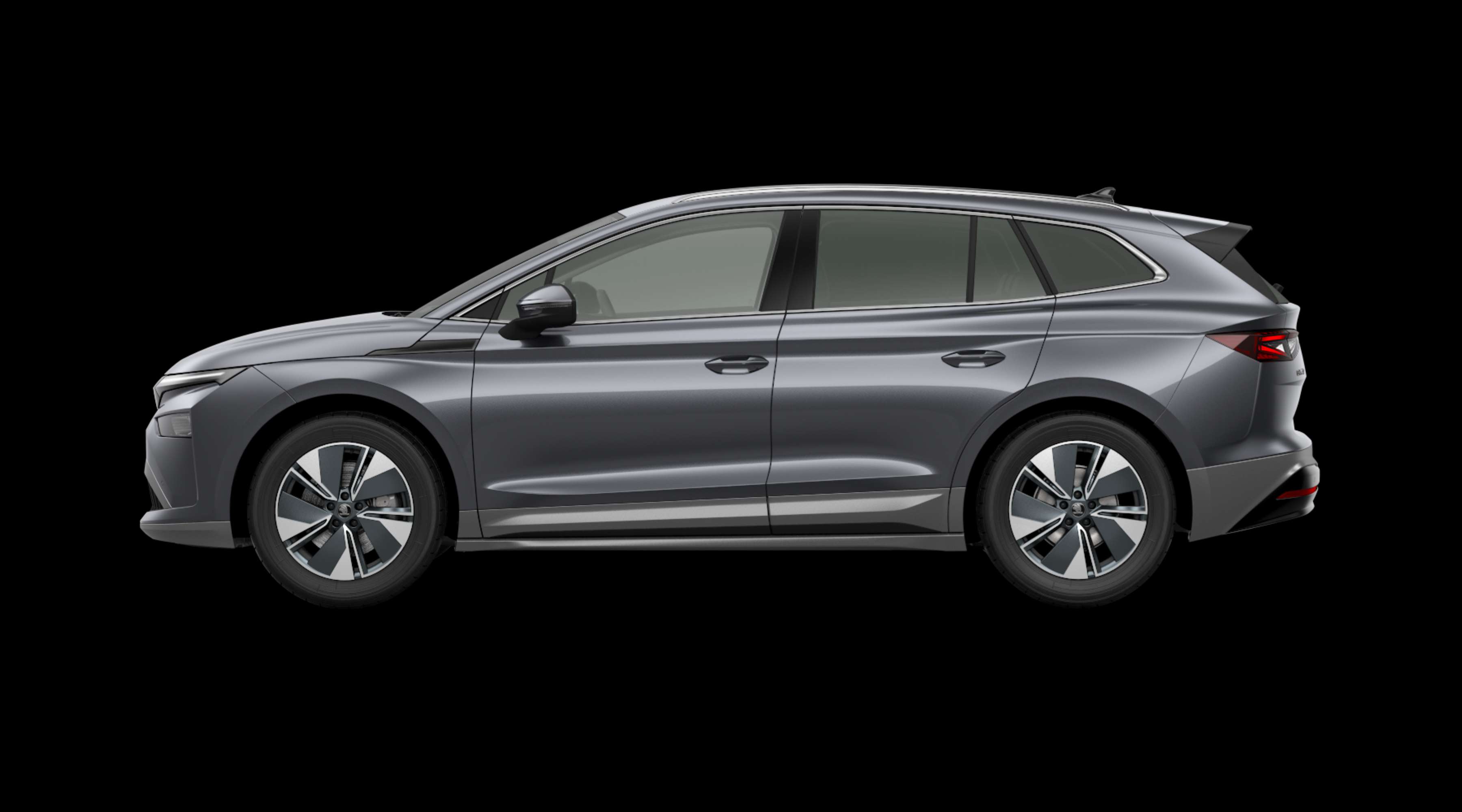 Seitenansicht eines Skoda Enyaq
