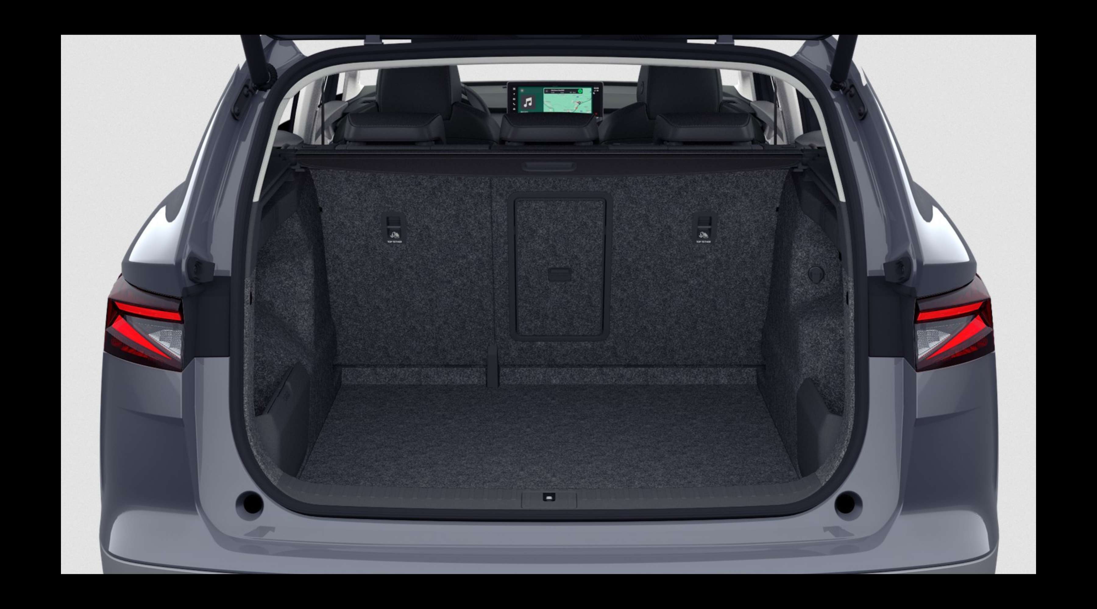 Kofferraum eines Skoda Enyaq