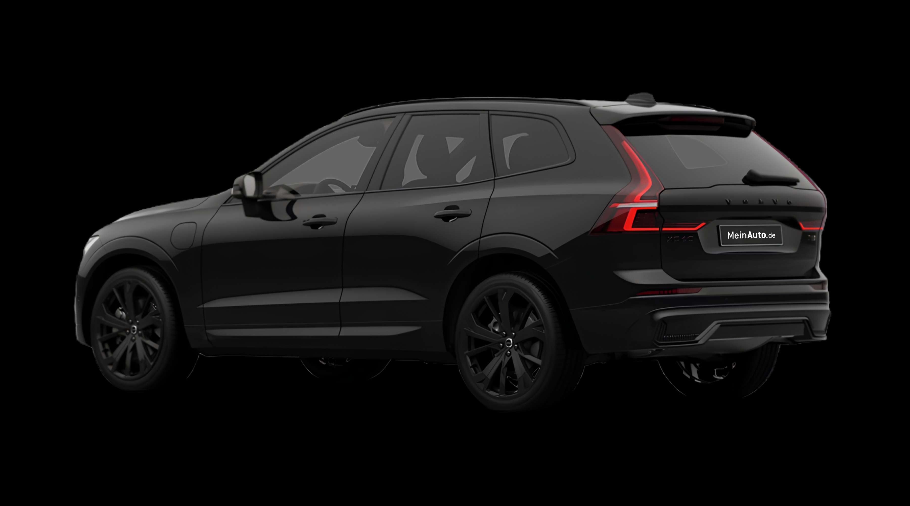 Schräge Frontansicht eines Volvo XC60, freigestellt
