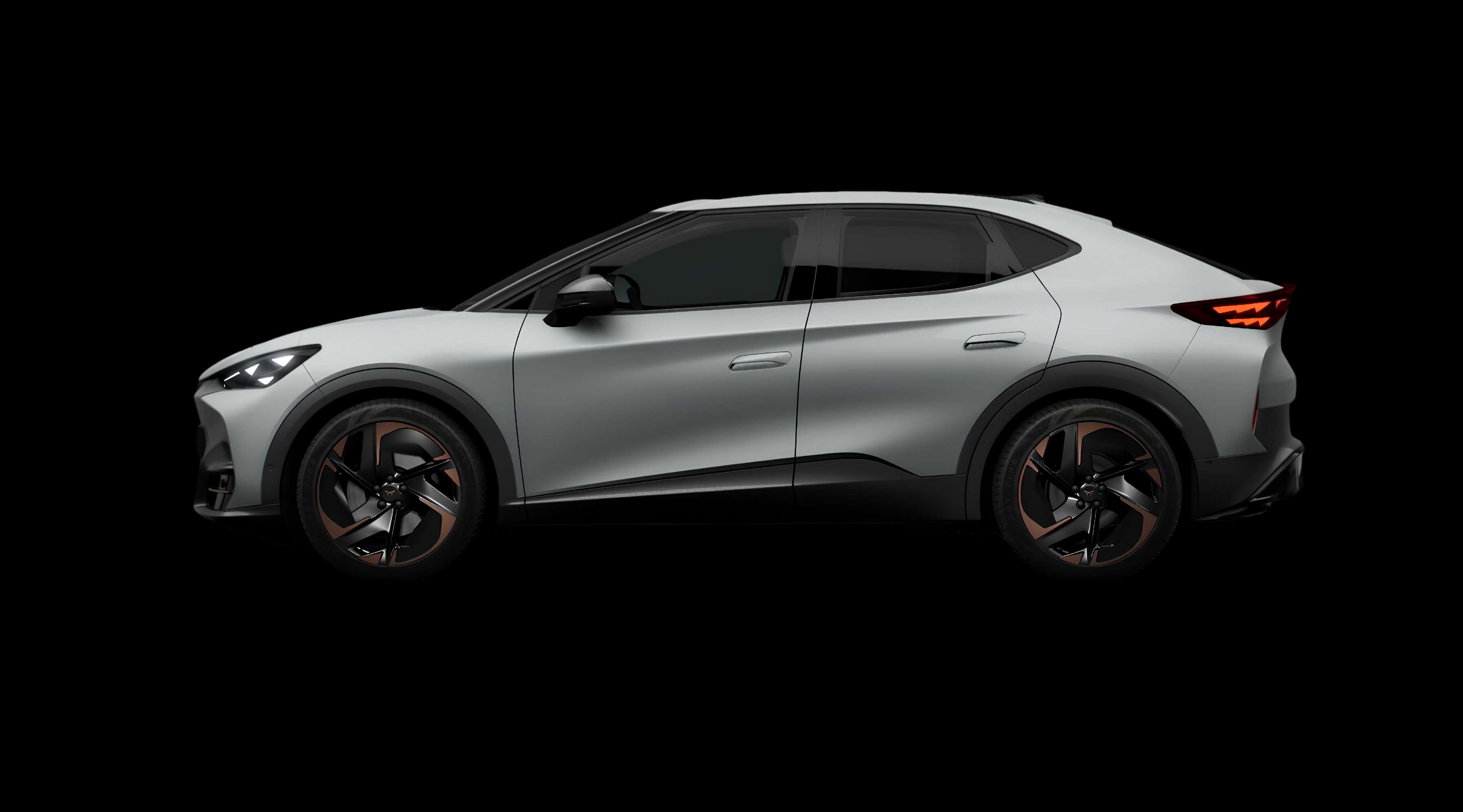 Seitenansicht eines CUPRA Tavascan